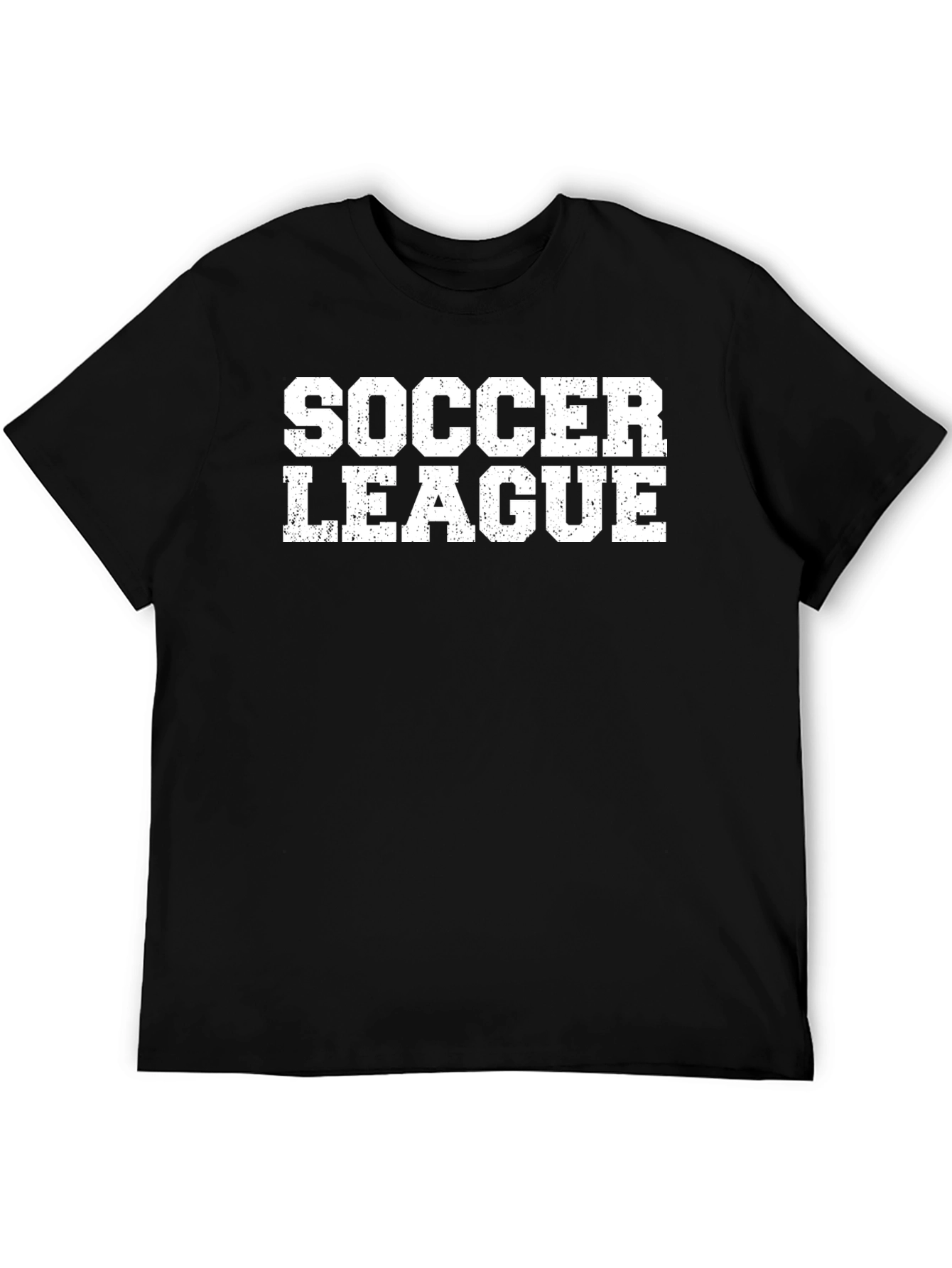 Soccer League Graphic T-Shirt - Black