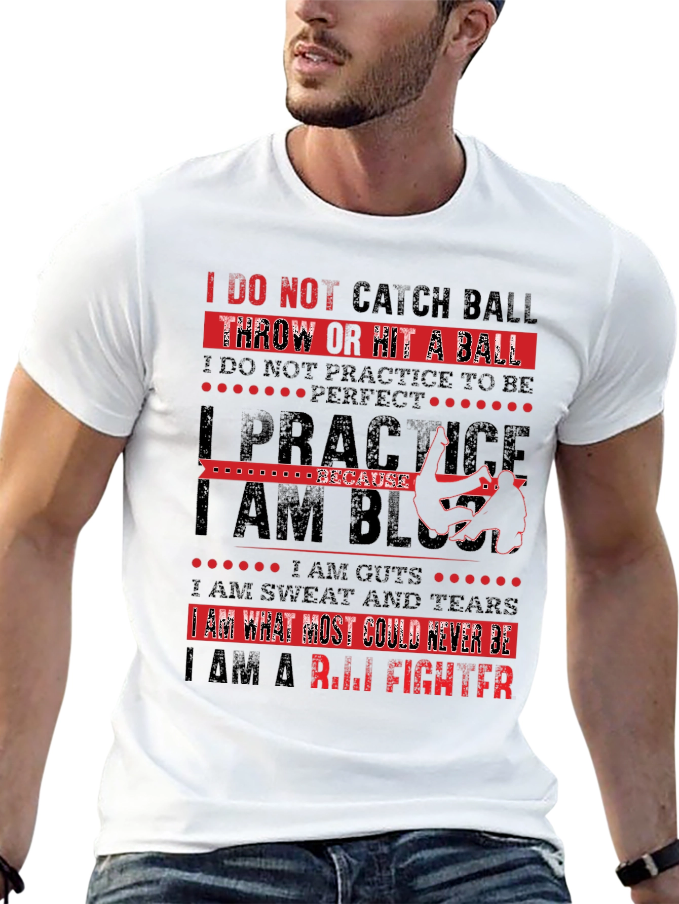 R.I.L.I Fighter Graphic T-Shirt - Gym & Training