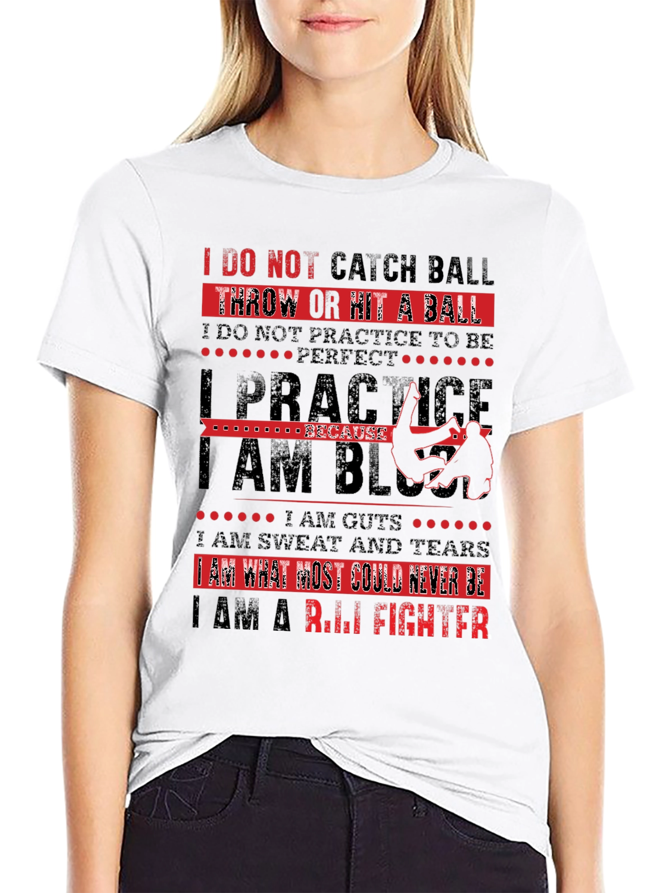 R.I.L.I Fighter Graphic T-Shirt - Gym & Training