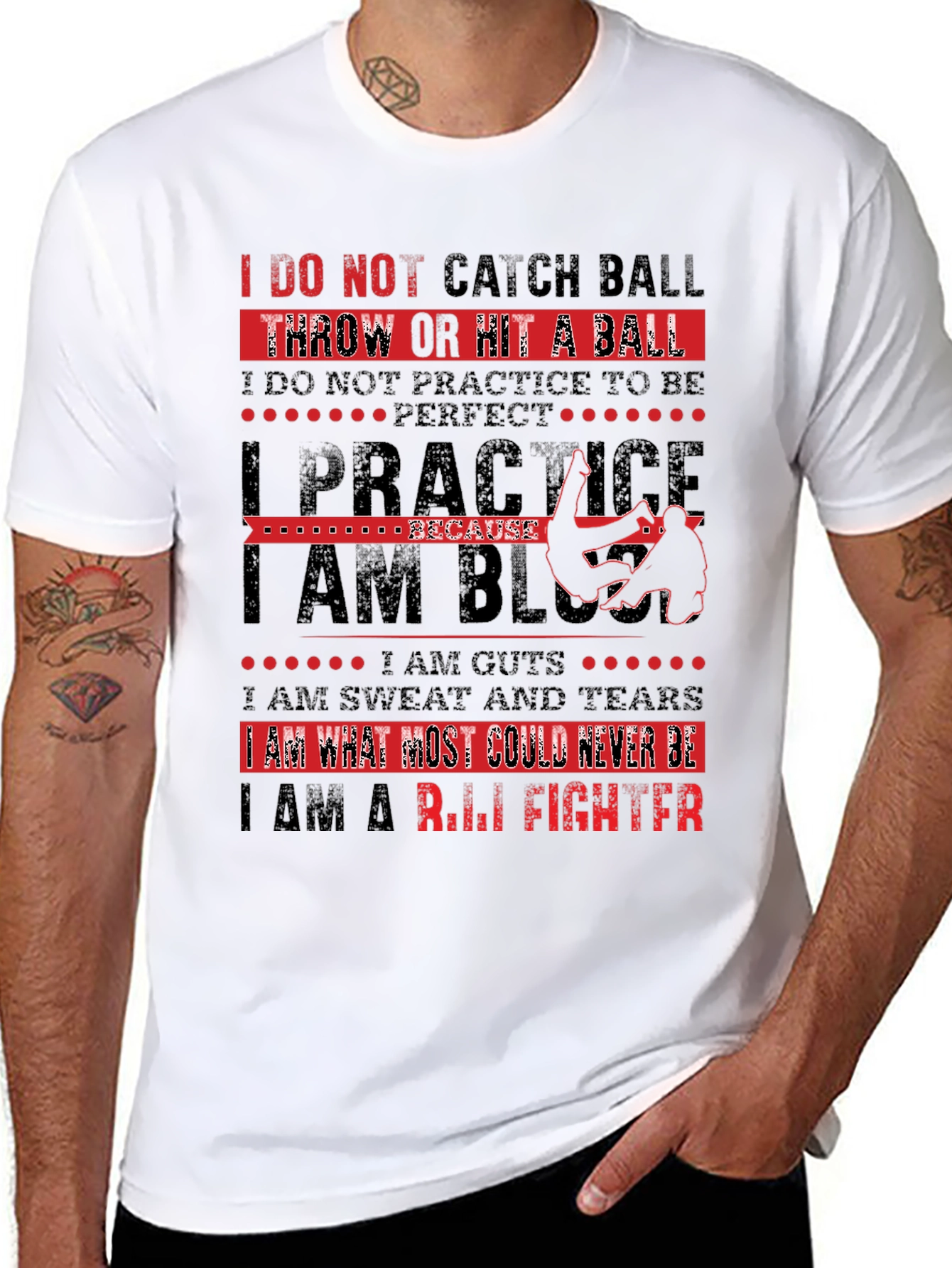 R.I.L.I Fighter Graphic T-Shirt - Gym & Training