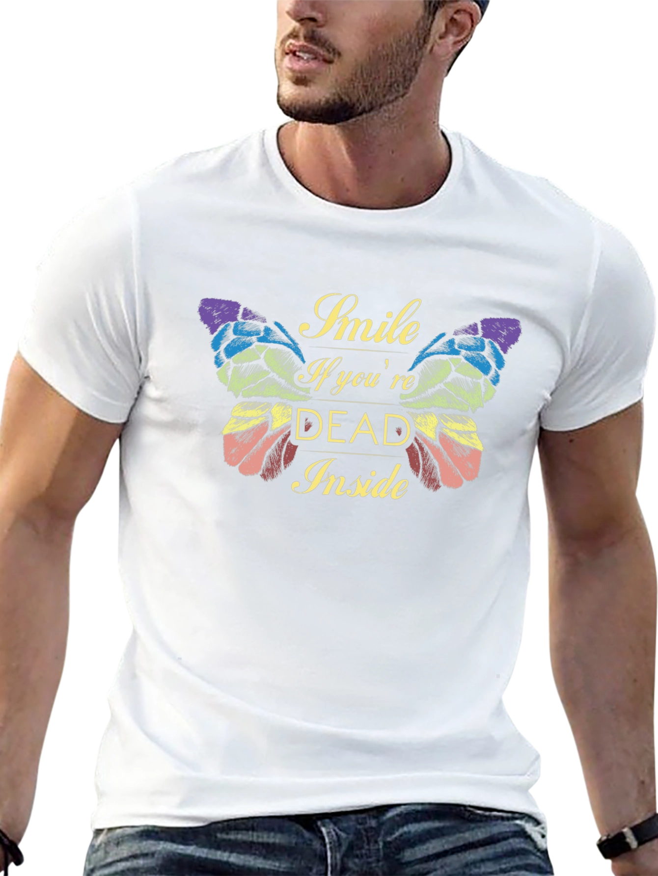 Smile If Youre Dead Inside Graphic Tee