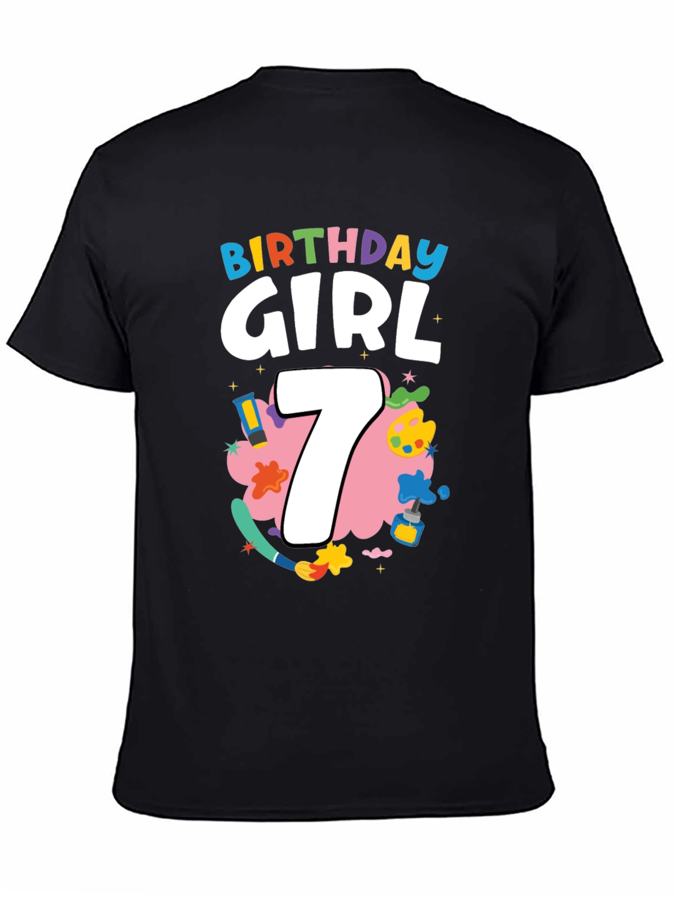 Birthday Girl 7 T-Shirt - Cute & Fun Design