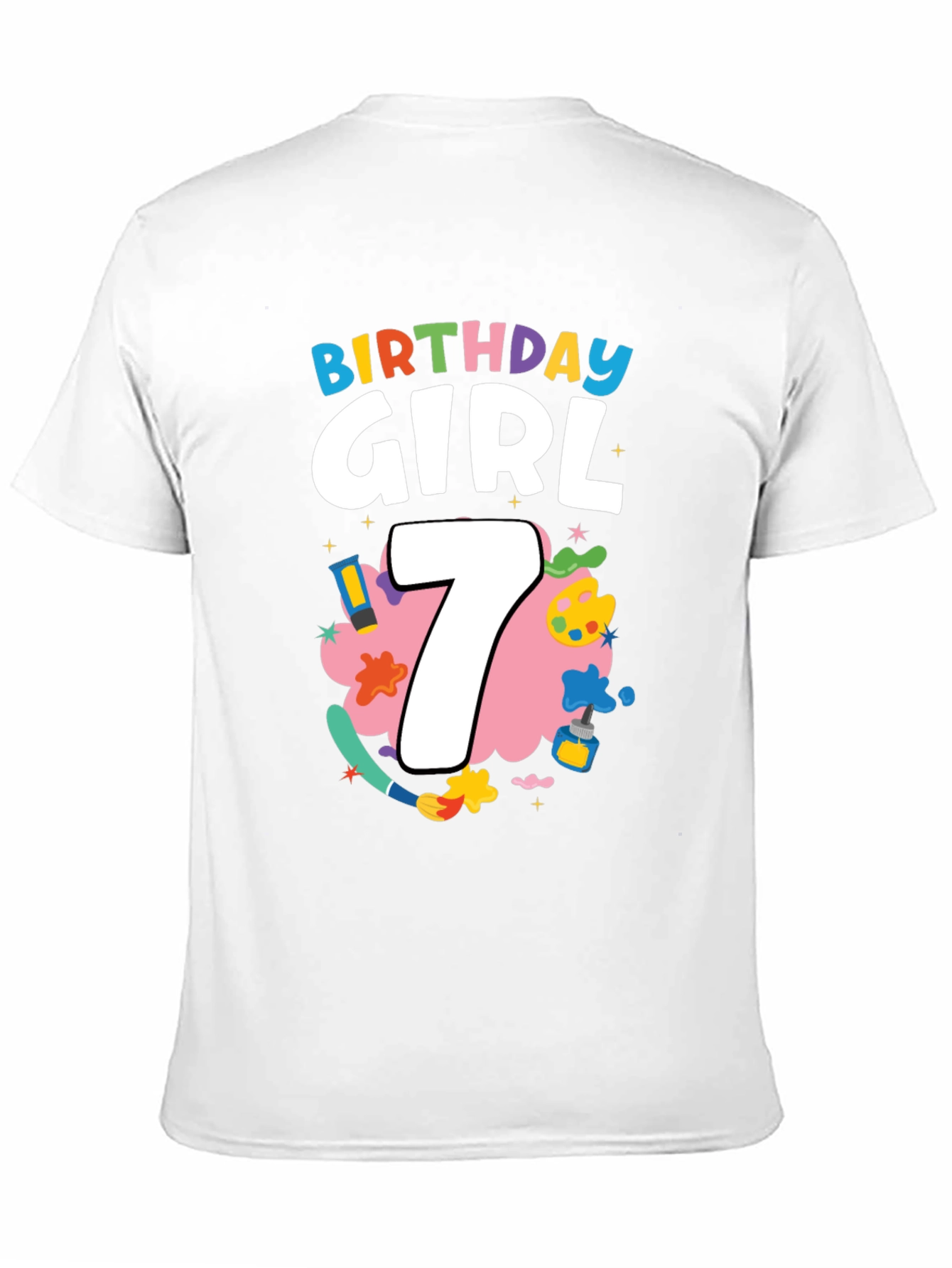 Birthday Girl 7 T-Shirt - Cute & Fun Design
