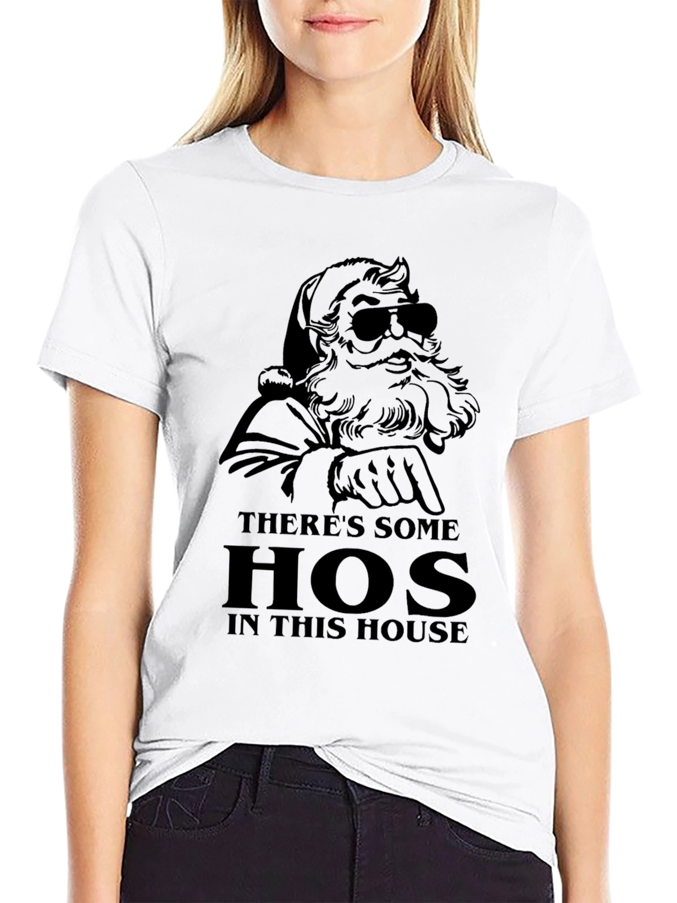 Theres Some Hos in This House Mens Graphic Tee