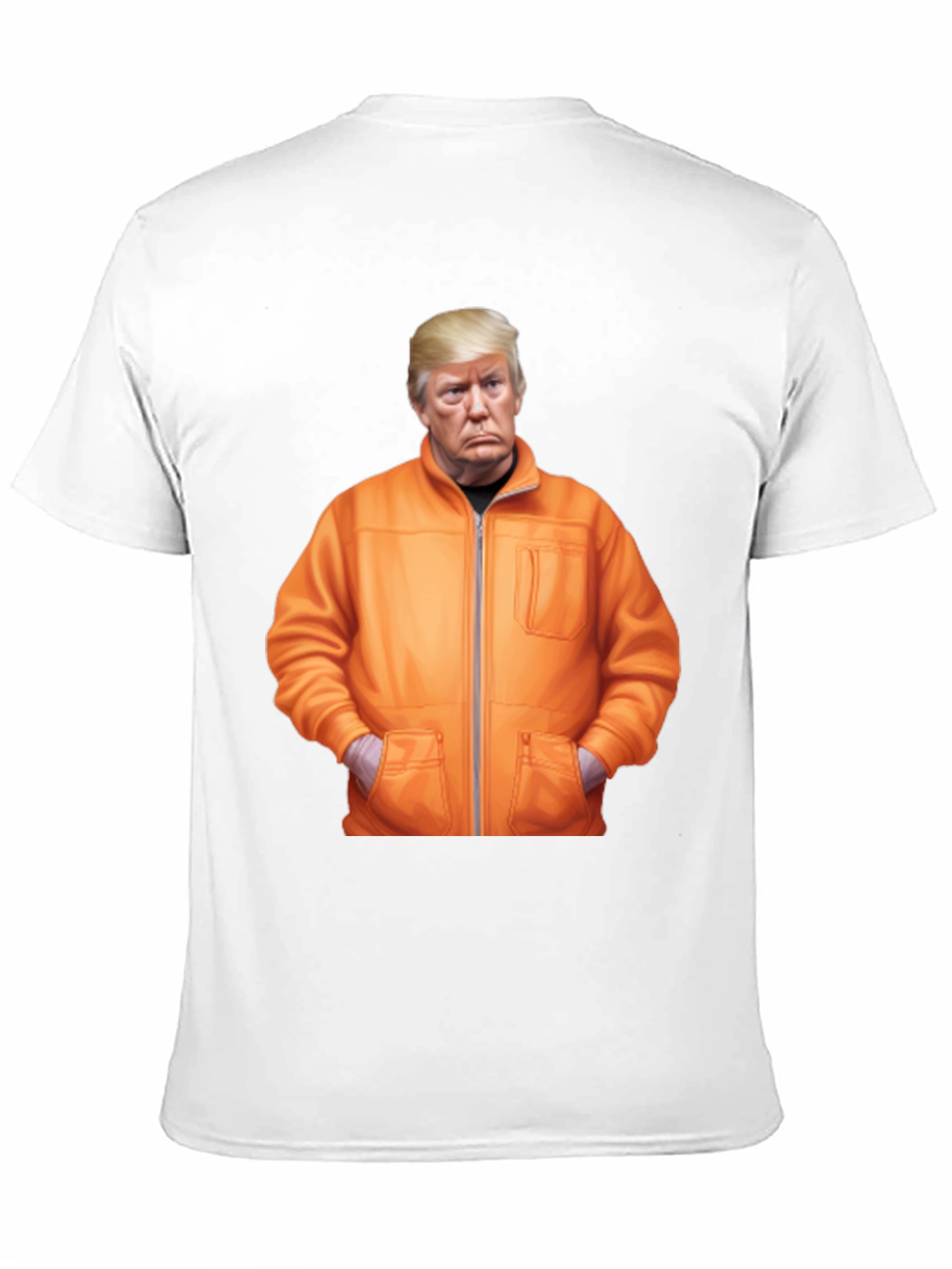 Trump Caricature Graphic Black Tee