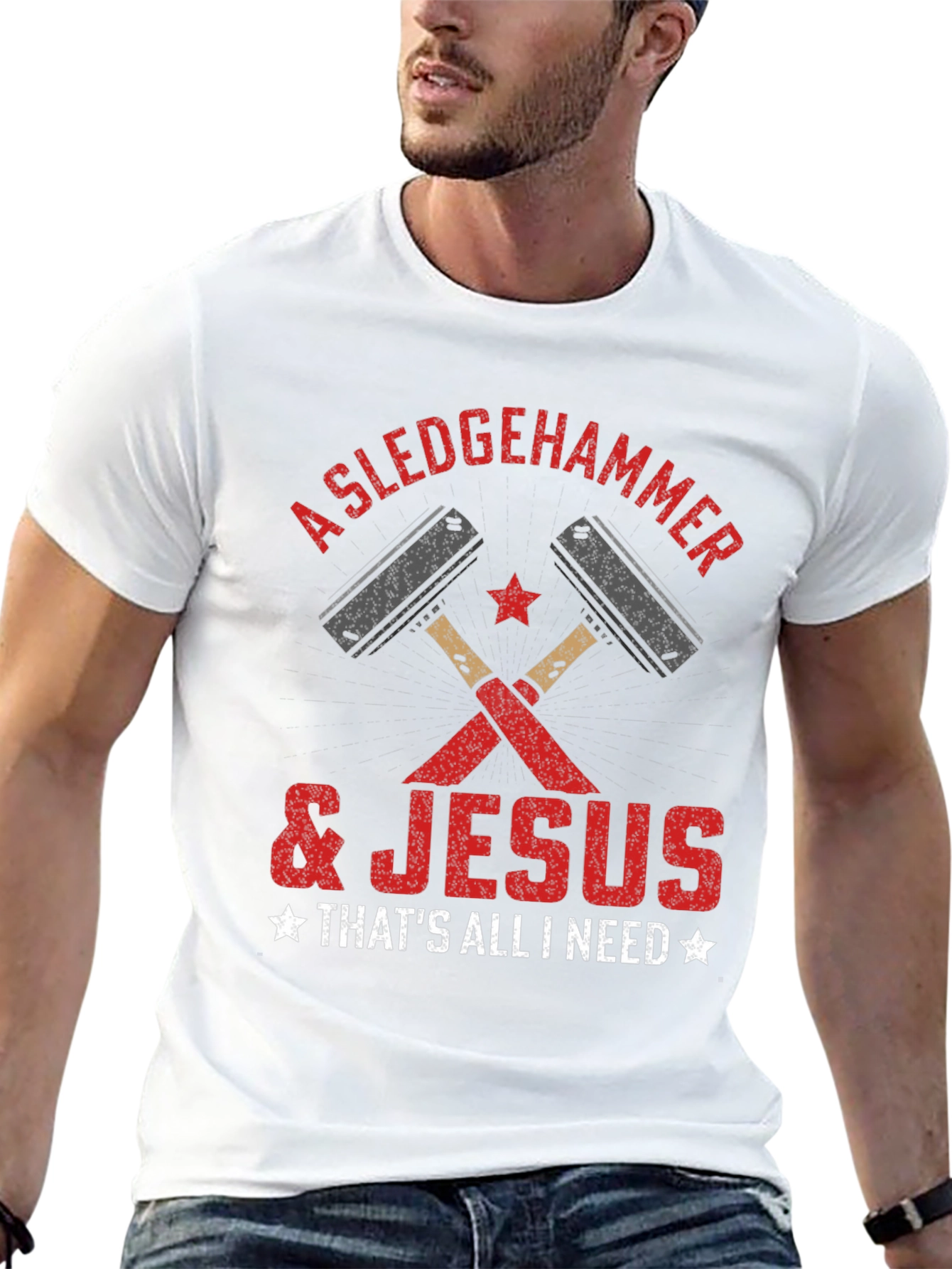 Sledgehammer and Jesus T-Shirt