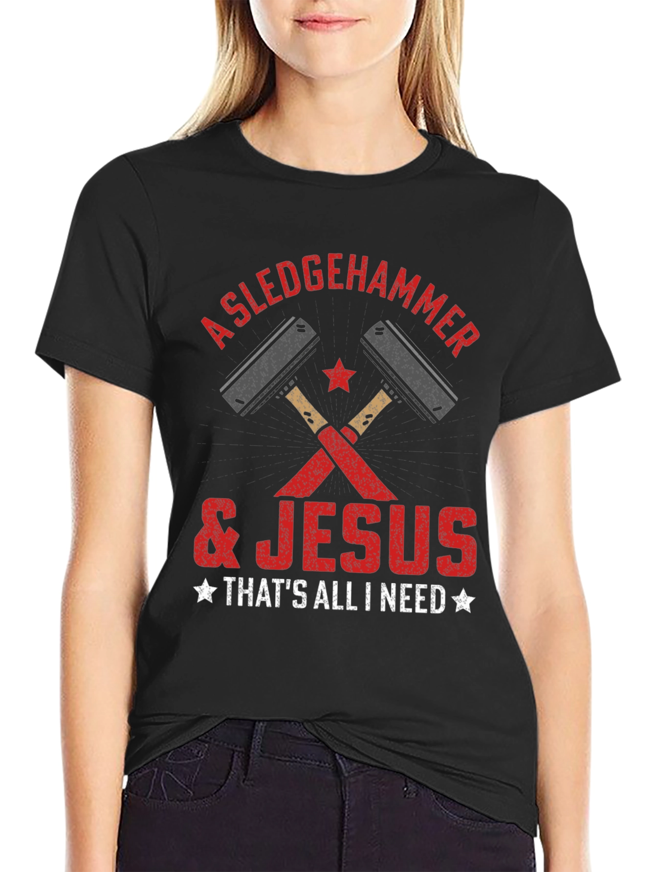 Sledgehammer and Jesus T-Shirt