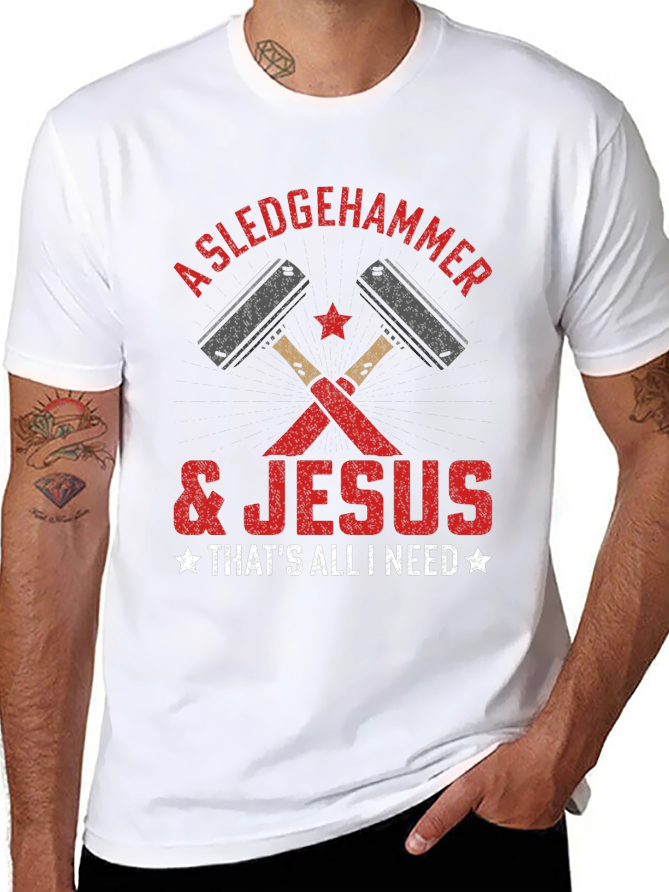 Sledgehammer and Jesus T-Shirt