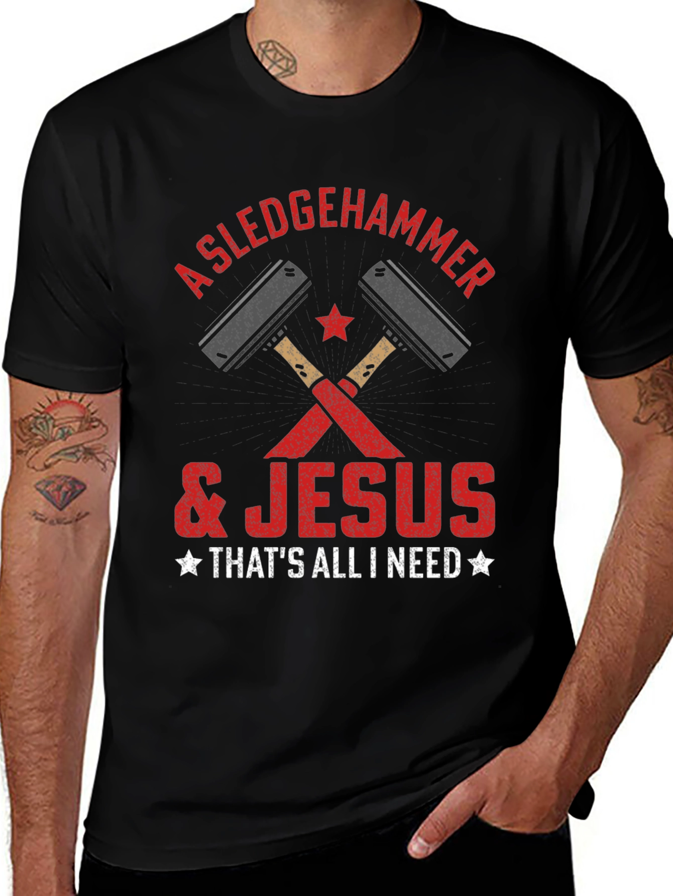 Sledgehammer and Jesus T-Shirt