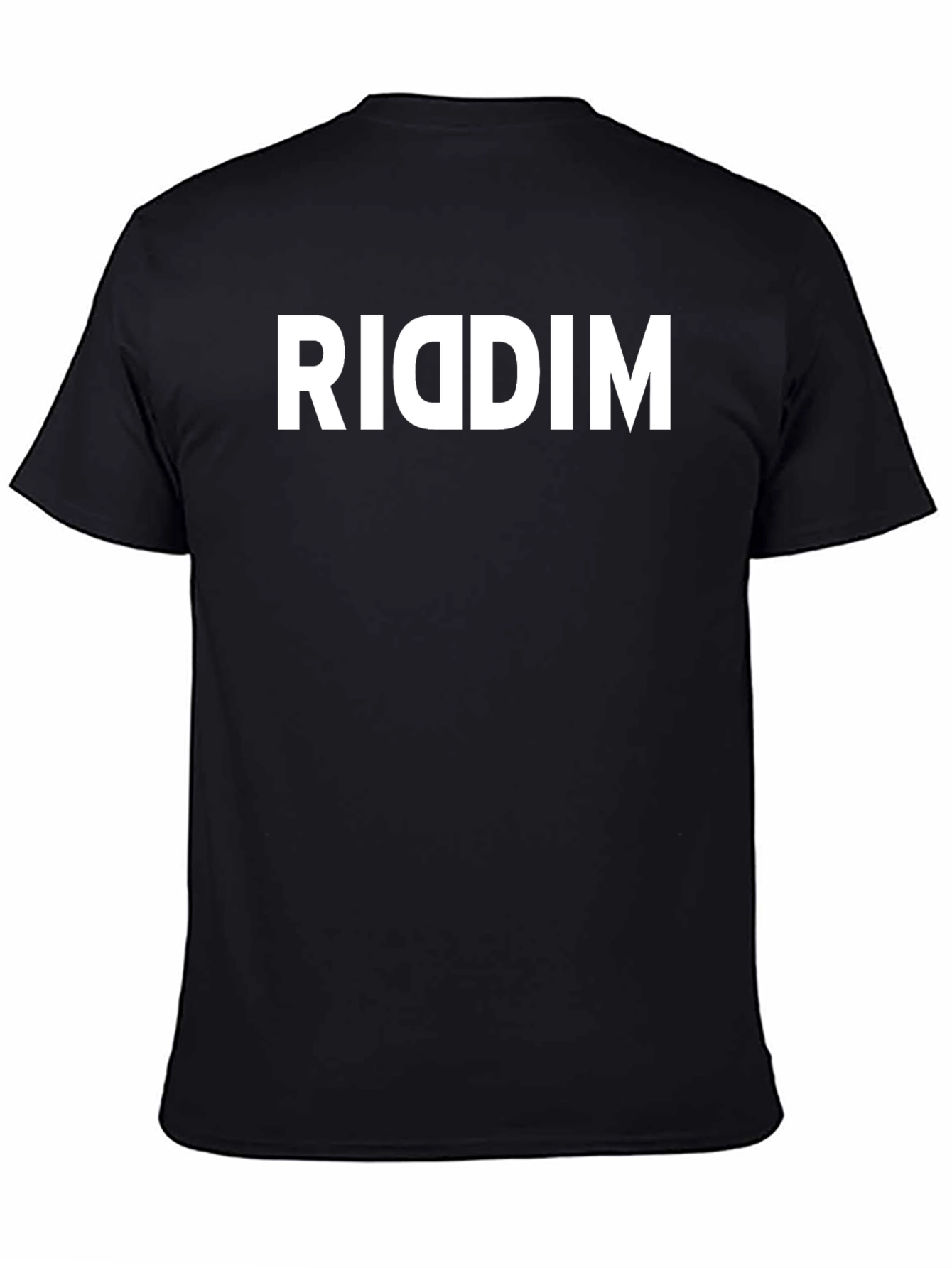 Riddim Black T-Shirt - Music Inspired Graphic Tee