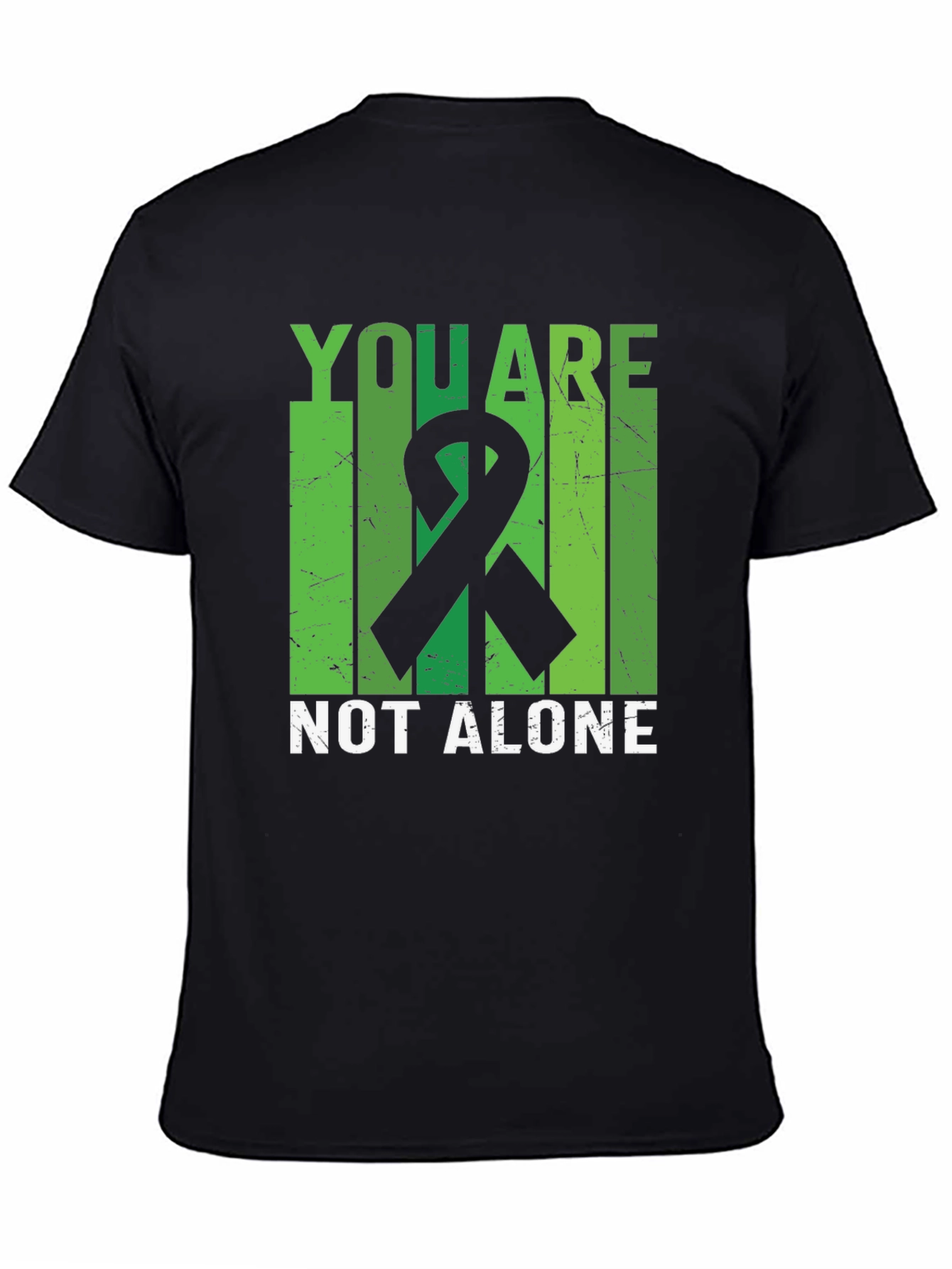 You Are Not Alone Mental Health Awareness Ribbon T-Shirt