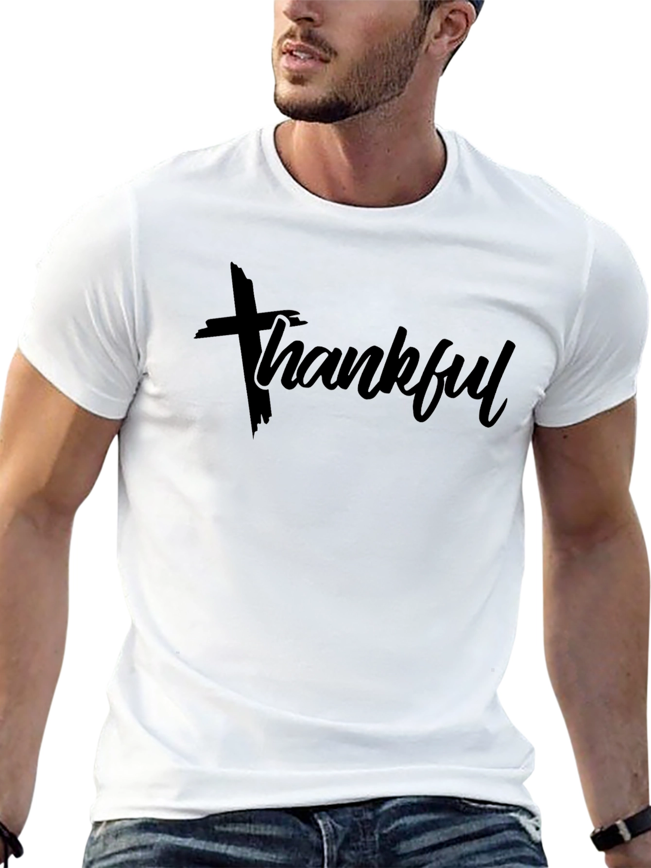 Thankful T-Shirt - Faith-Inspired Graphic Tee