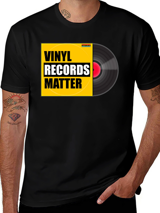 Vinyl Records Matter T-Shirt - Music Lover Tee