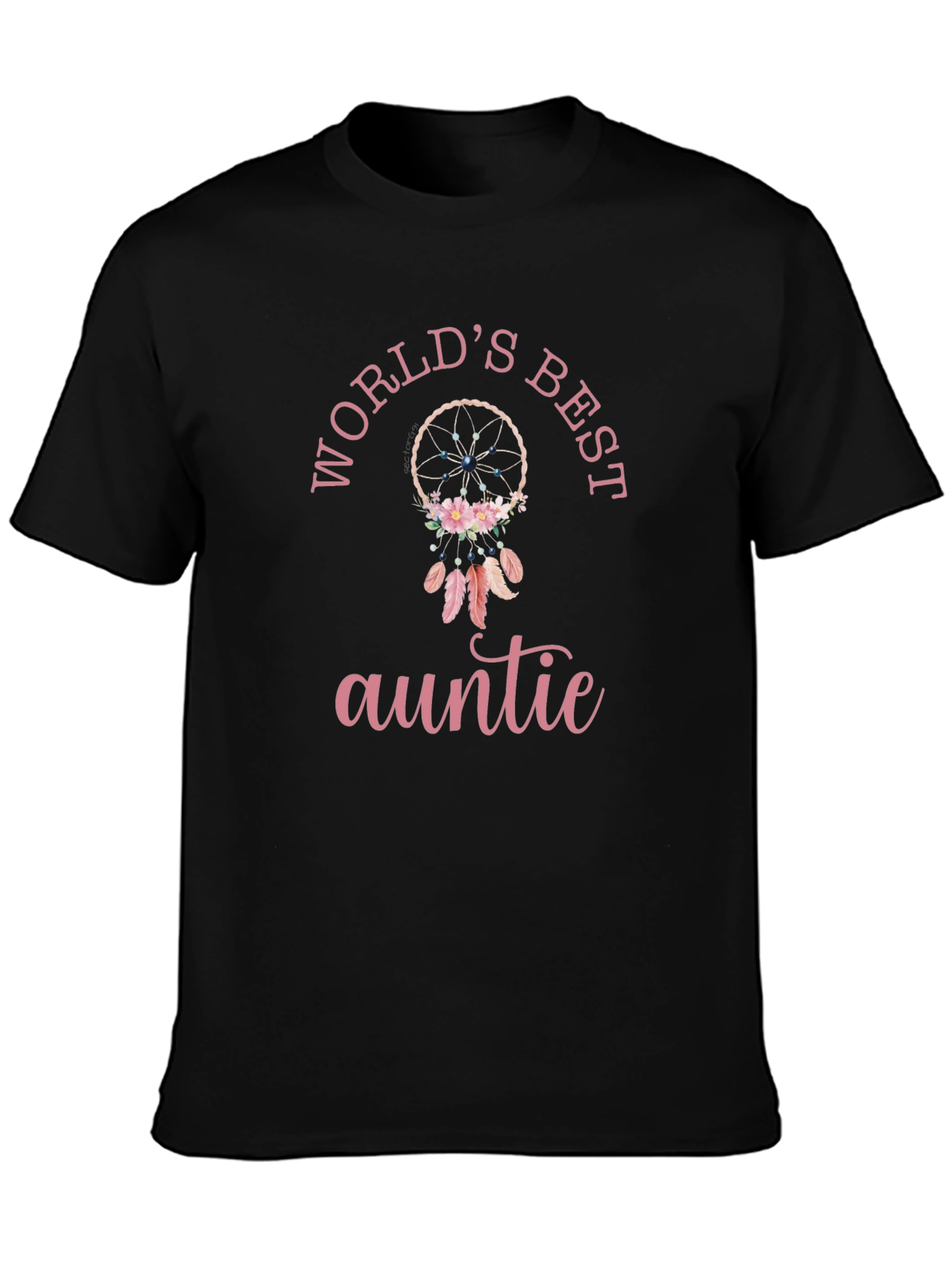 Worlds Best Auntie Dreamcatcher Graphic Tee