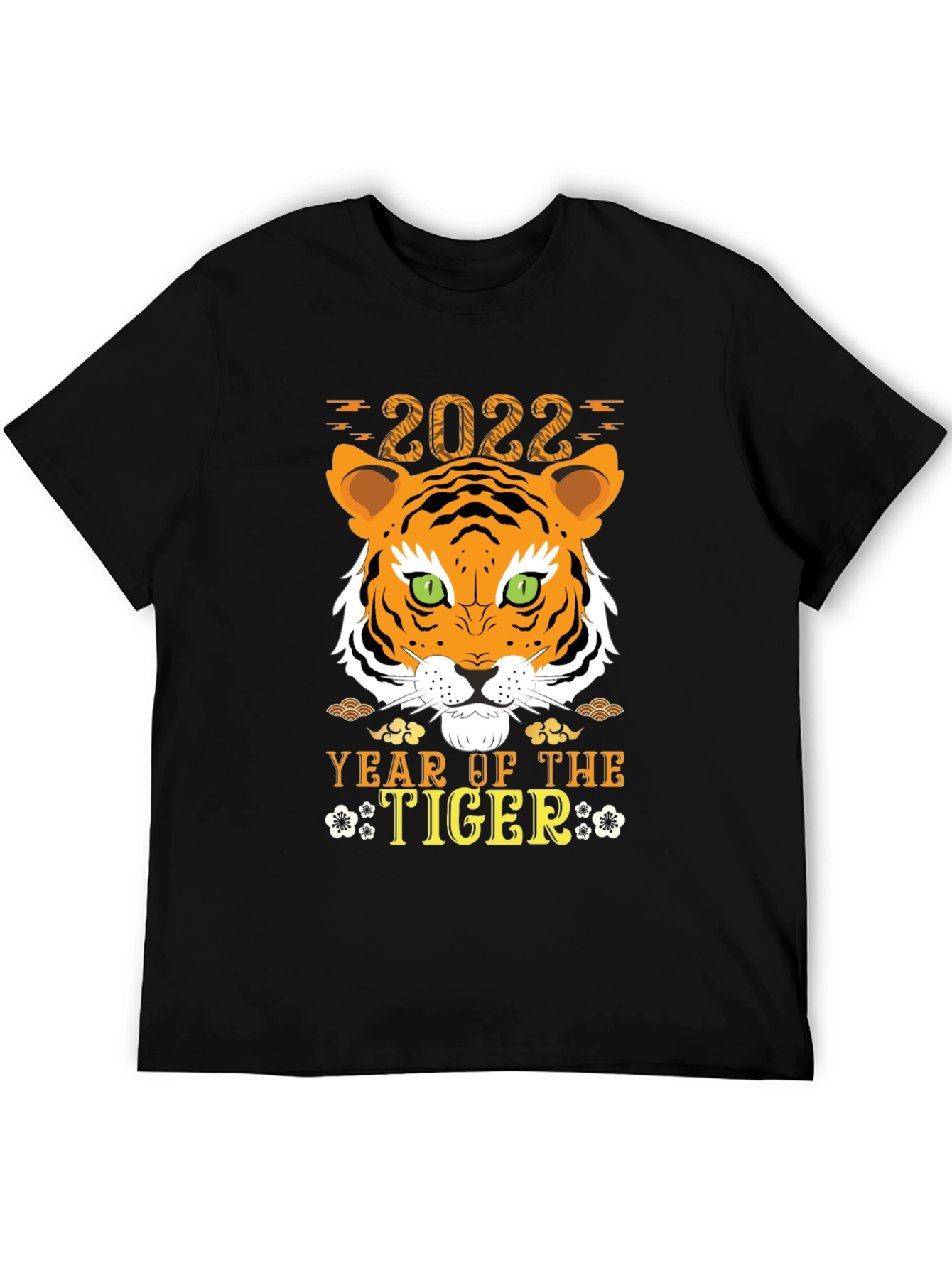 Year of the Tiger 2022 Black T-Shirt
