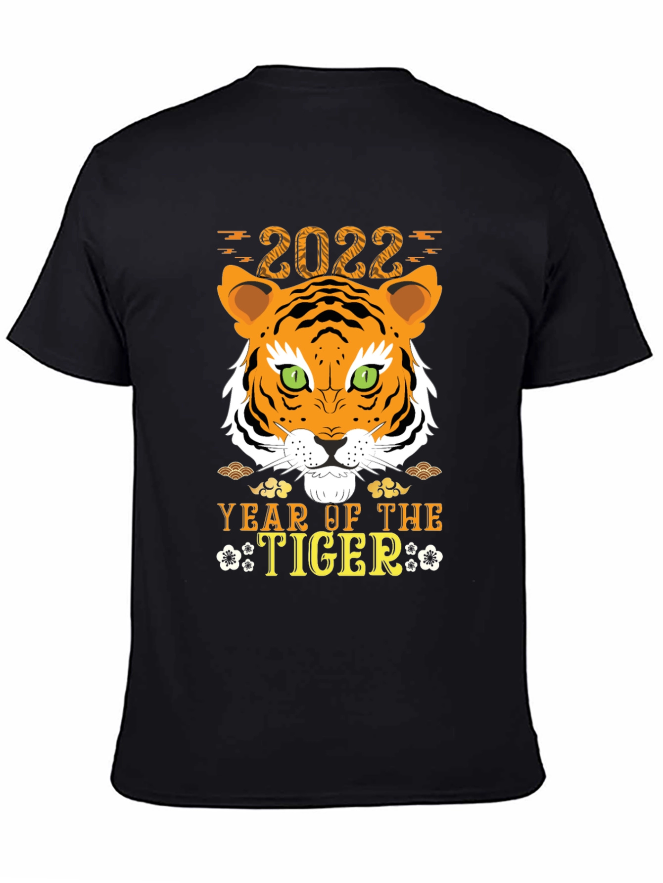 Year of the Tiger 2022 Black T-Shirt