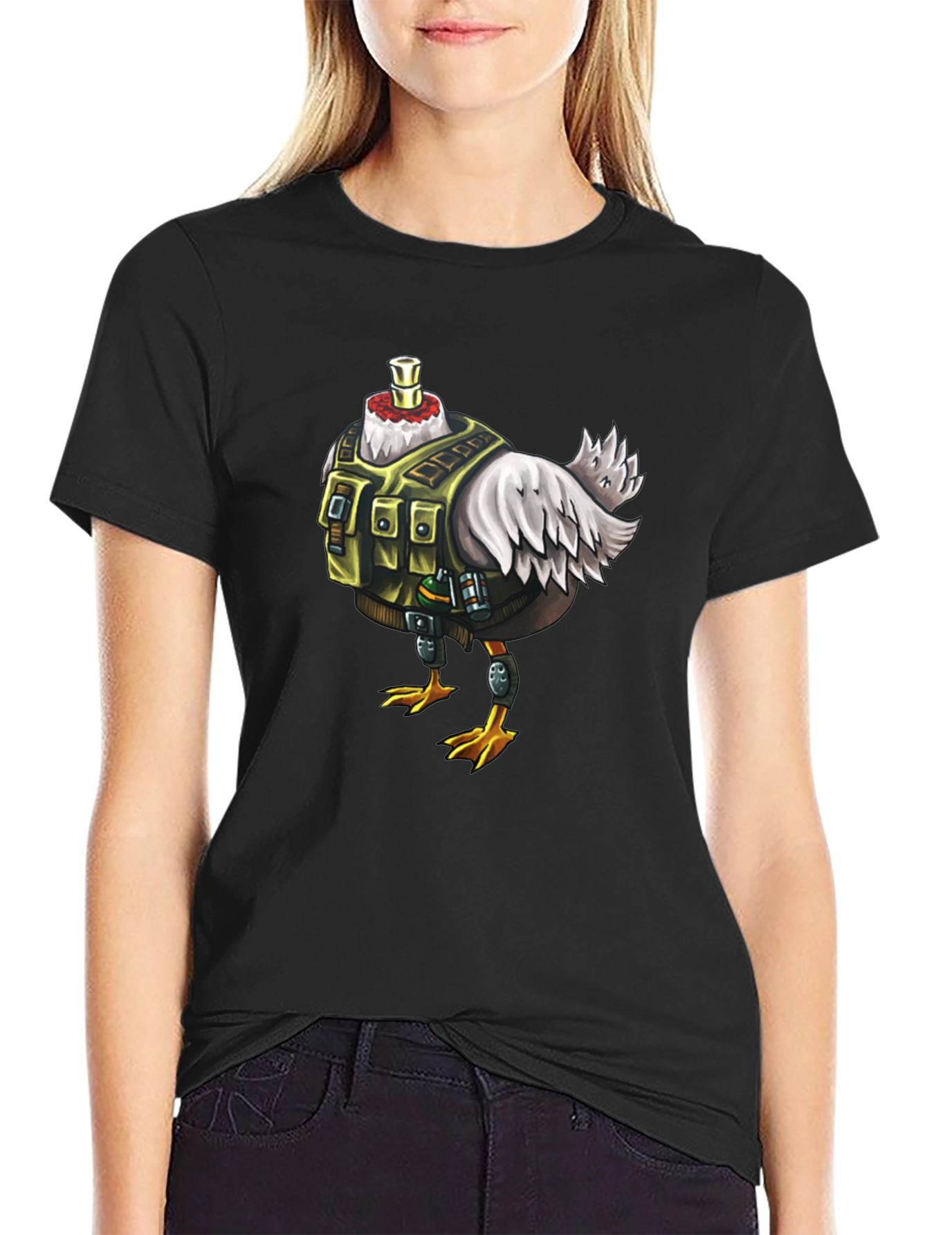 Tactical Chicken T-Shirt - Military Humor Tee