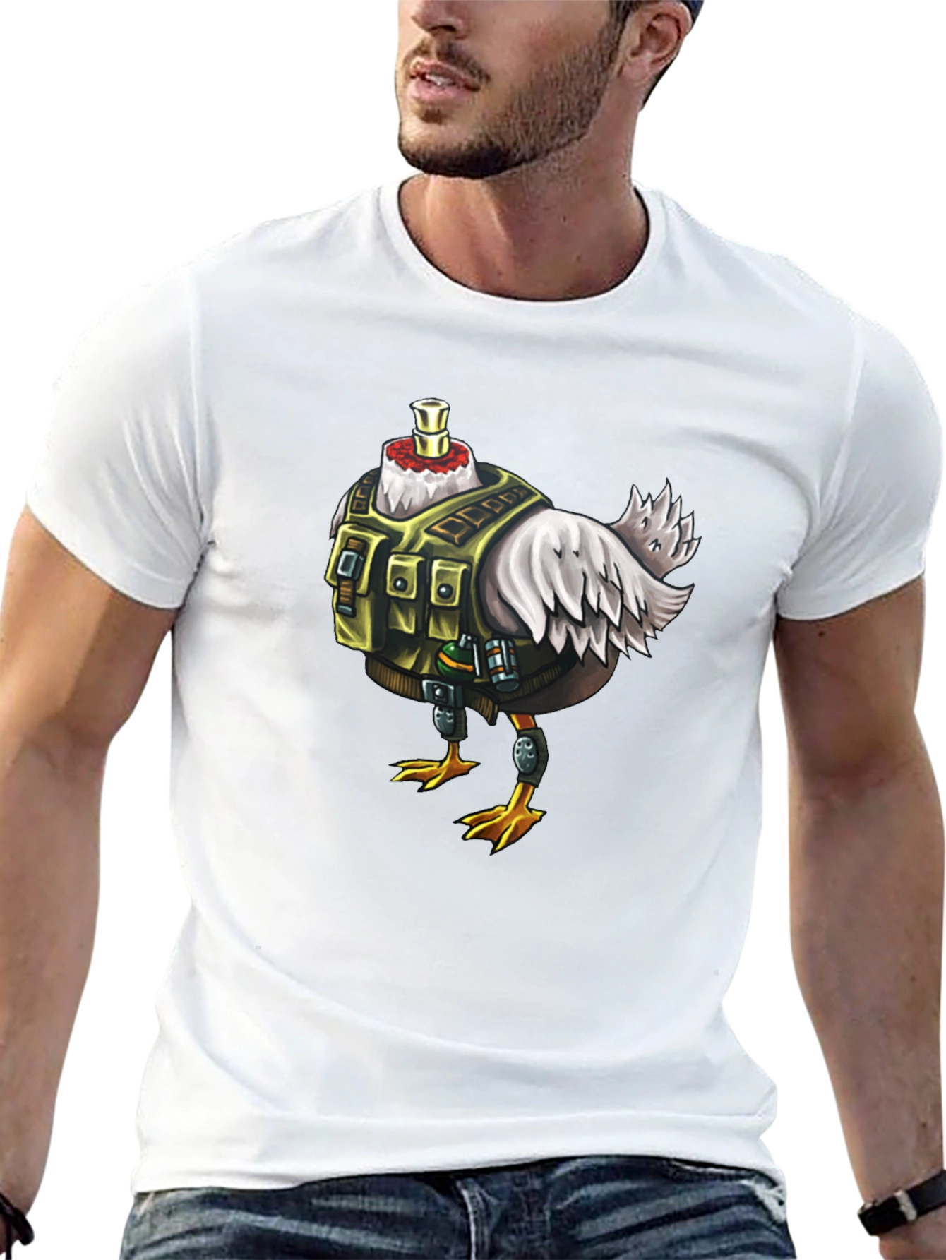 Tactical Chicken T-Shirt - Military Humor Tee