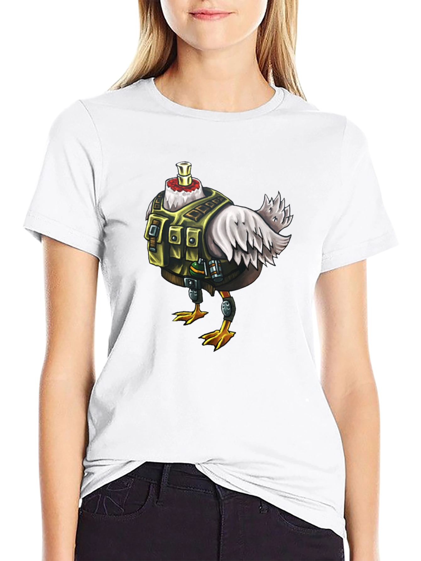 Tactical Chicken T-Shirt - Military Humor Tee