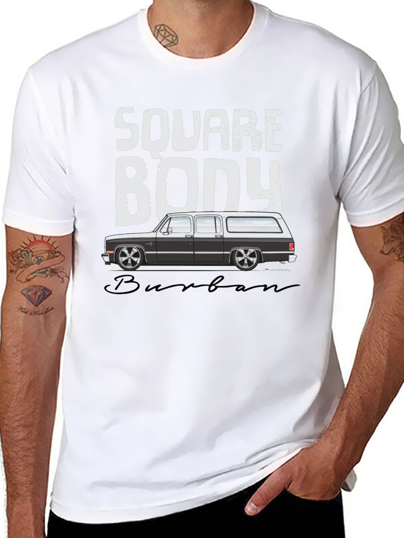Square Body Suburban T-Shirt | Automotive Tee