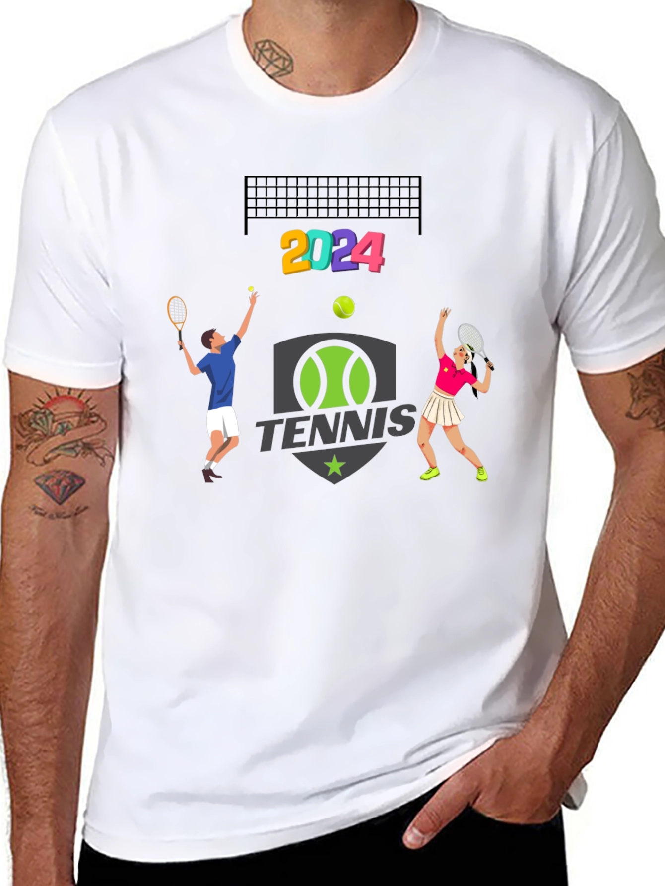 Tennis 2024 Graphic T-Shirt