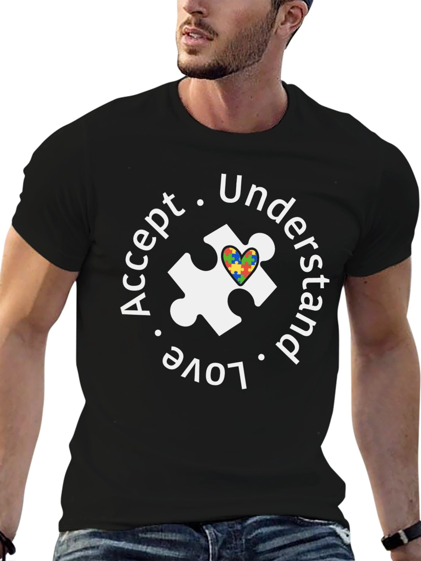 Accept Love Understand Autism Awareness T-Shirt