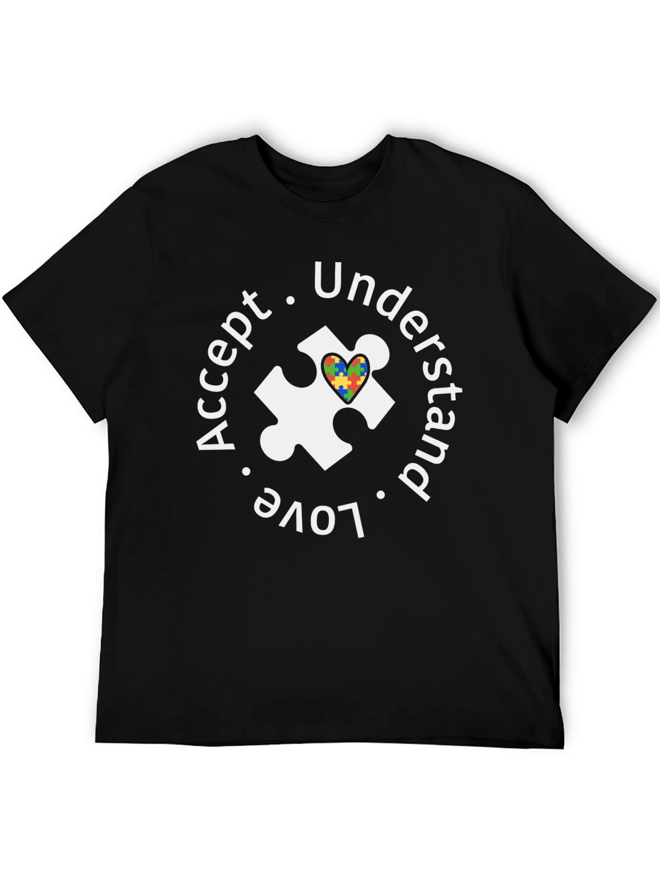 Accept Love Understand Autism Awareness T-Shirt
