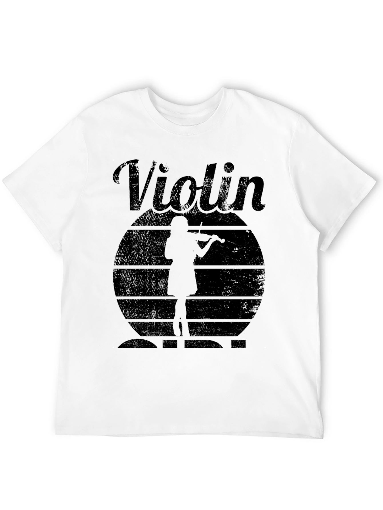 Violin Player Graphic T-Shirt - Musical Style