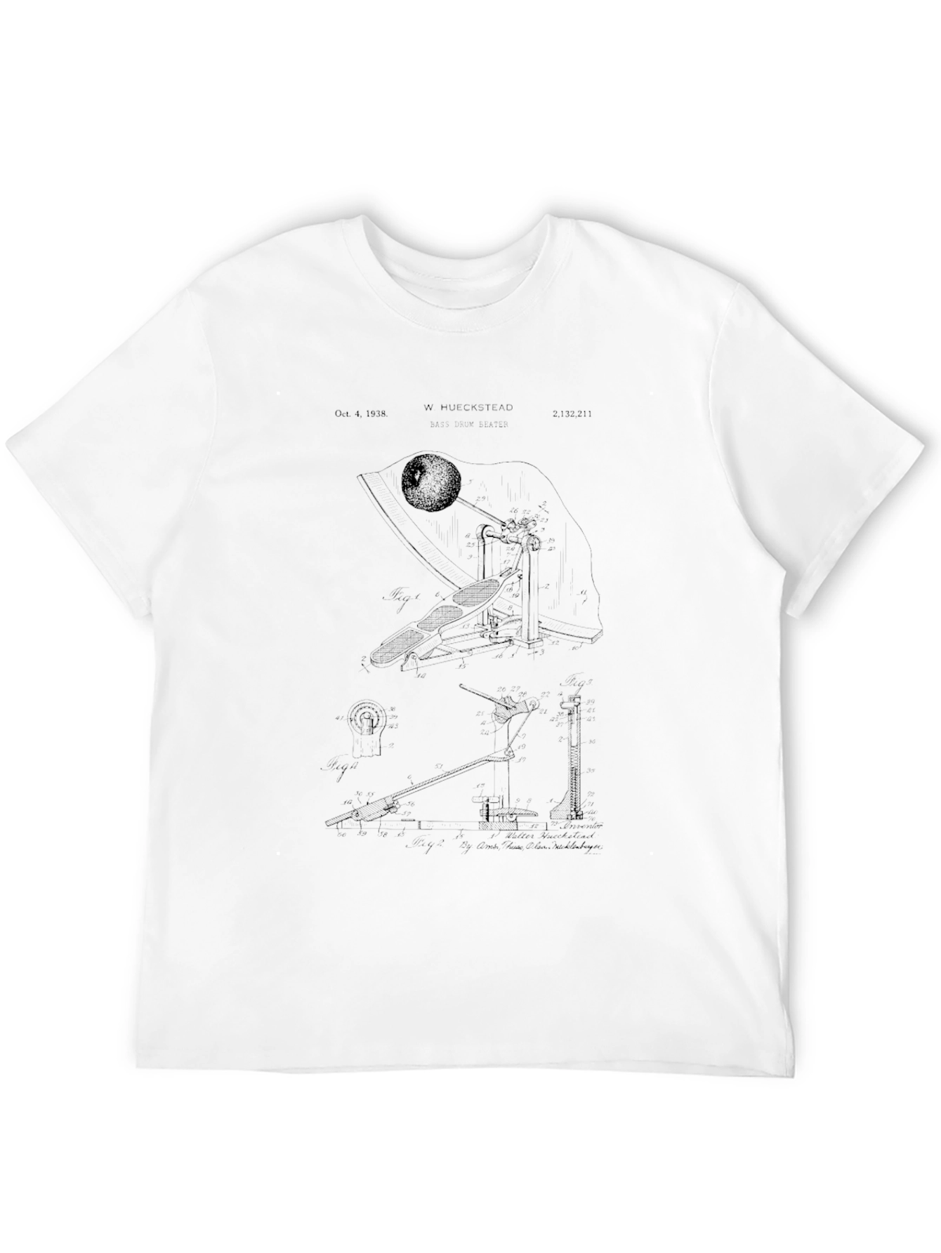 Black T-Shirt with Unique Graphic Design