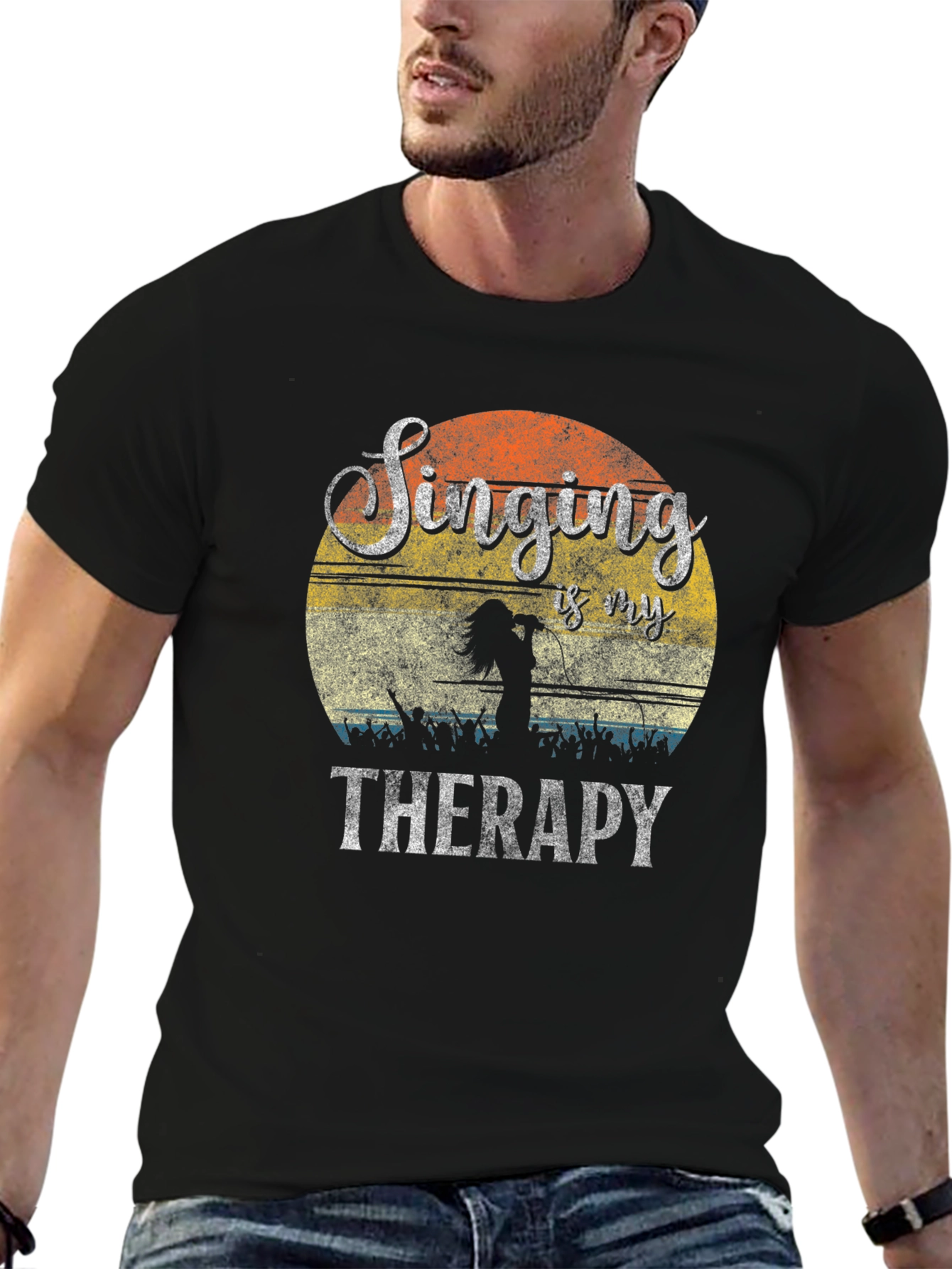 Singing is my Therapy Graphic Tee