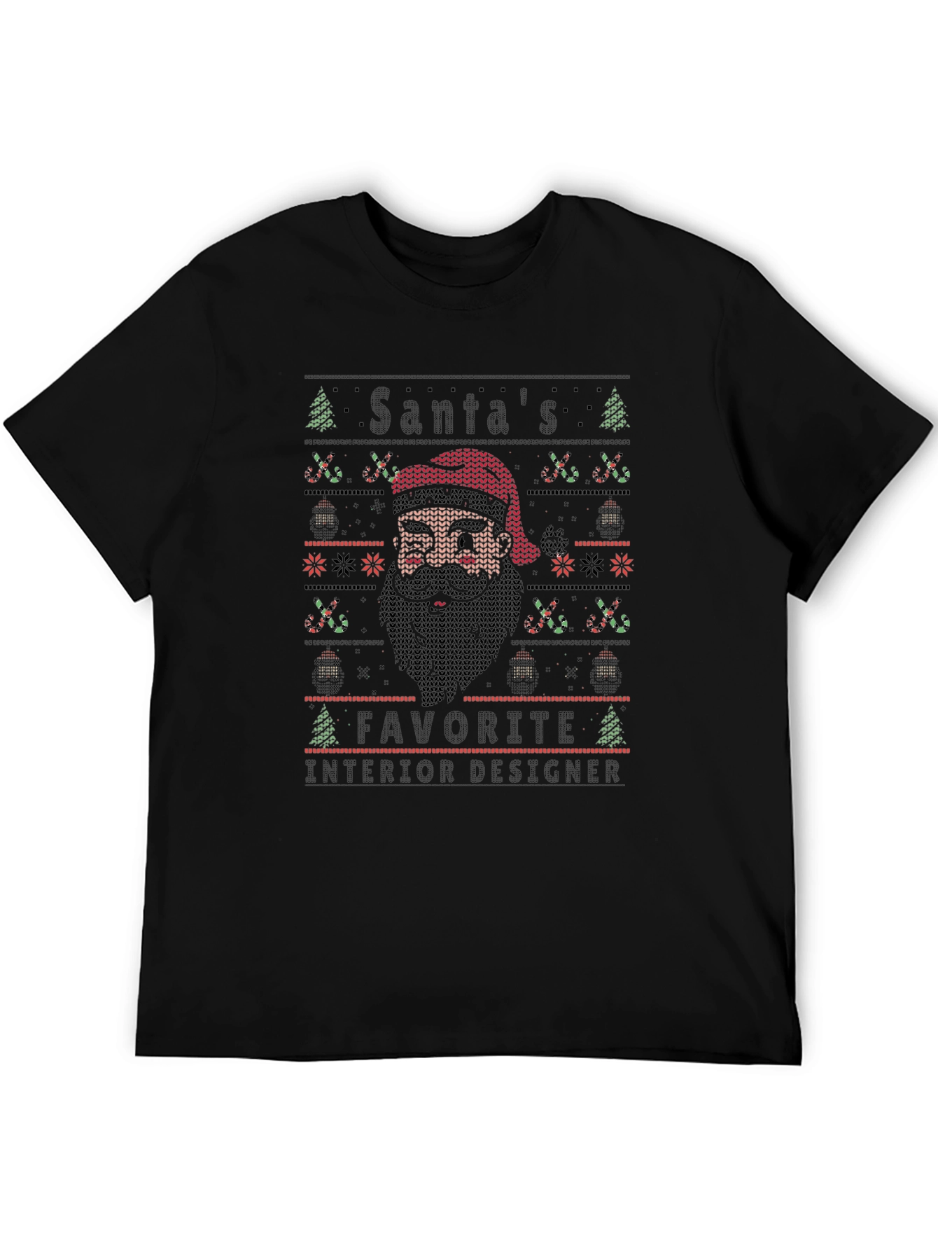 Santas Favorite Interior Designer Christmas T-Shirt