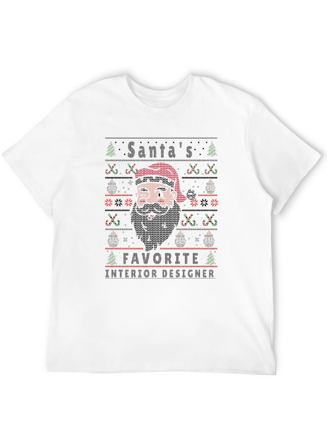 Santas Favorite Interior Designer Christmas T-Shirt