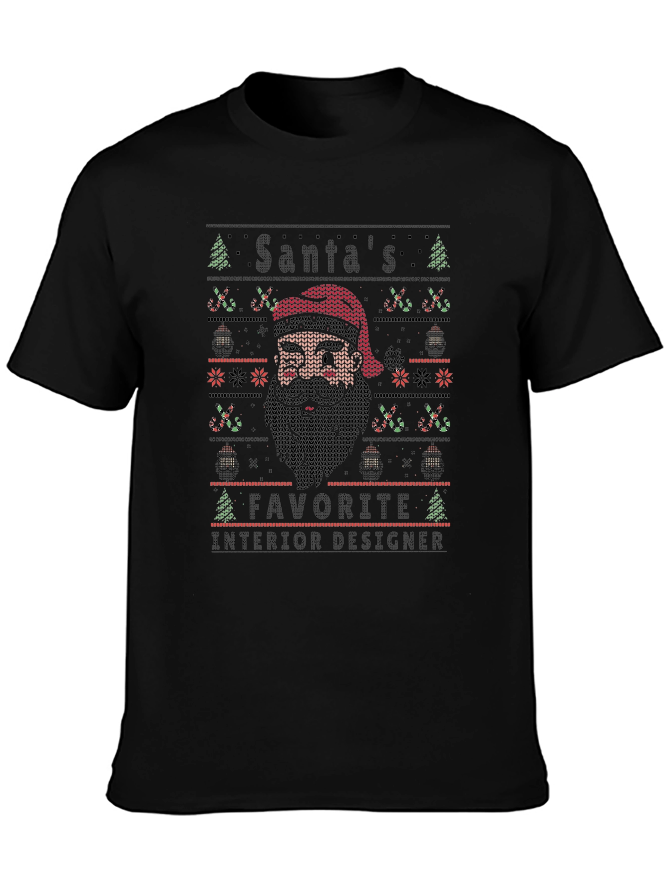 Santas Favorite Interior Designer Christmas T-Shirt