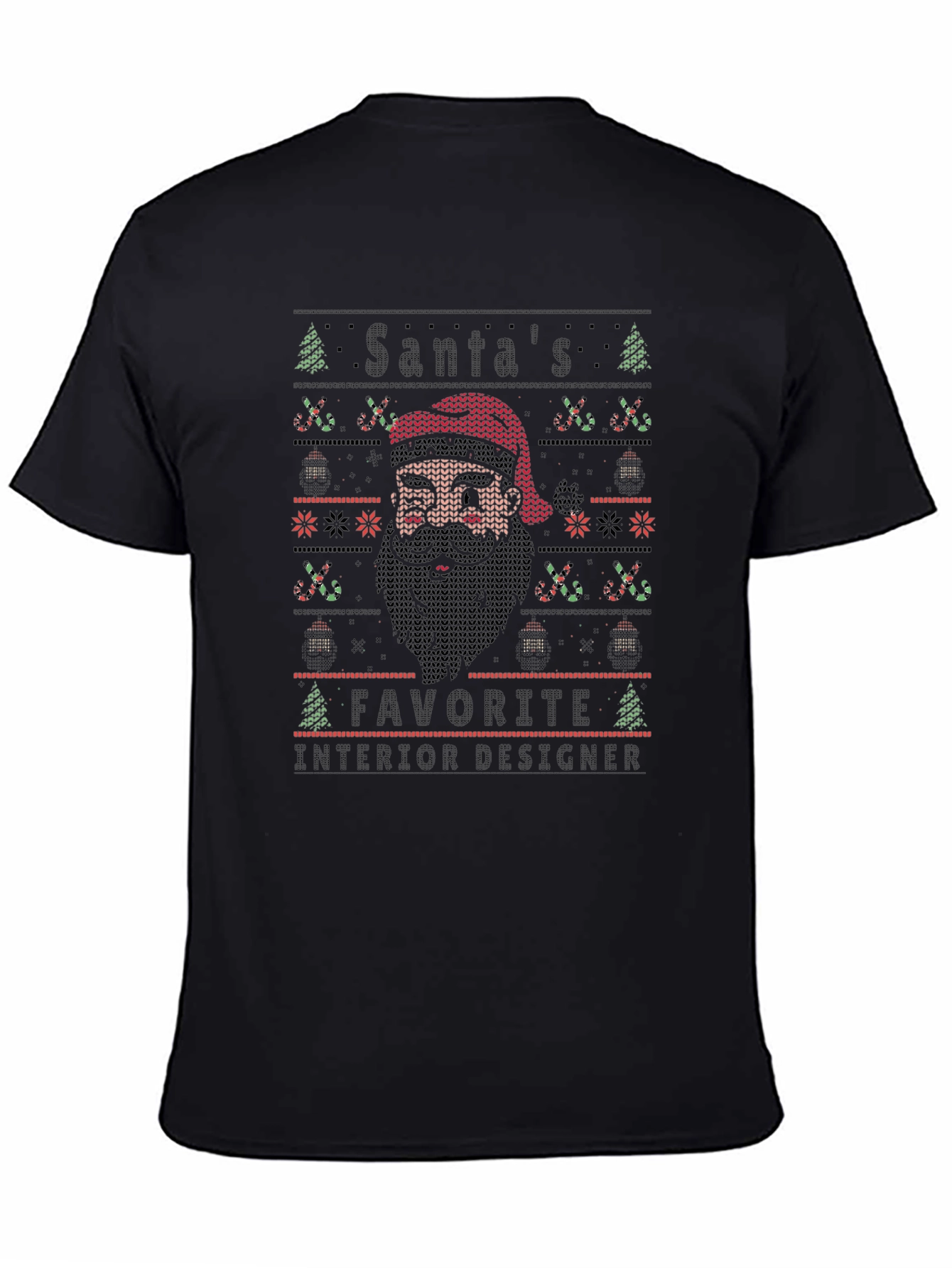 Santas Favorite Interior Designer Christmas T-Shirt