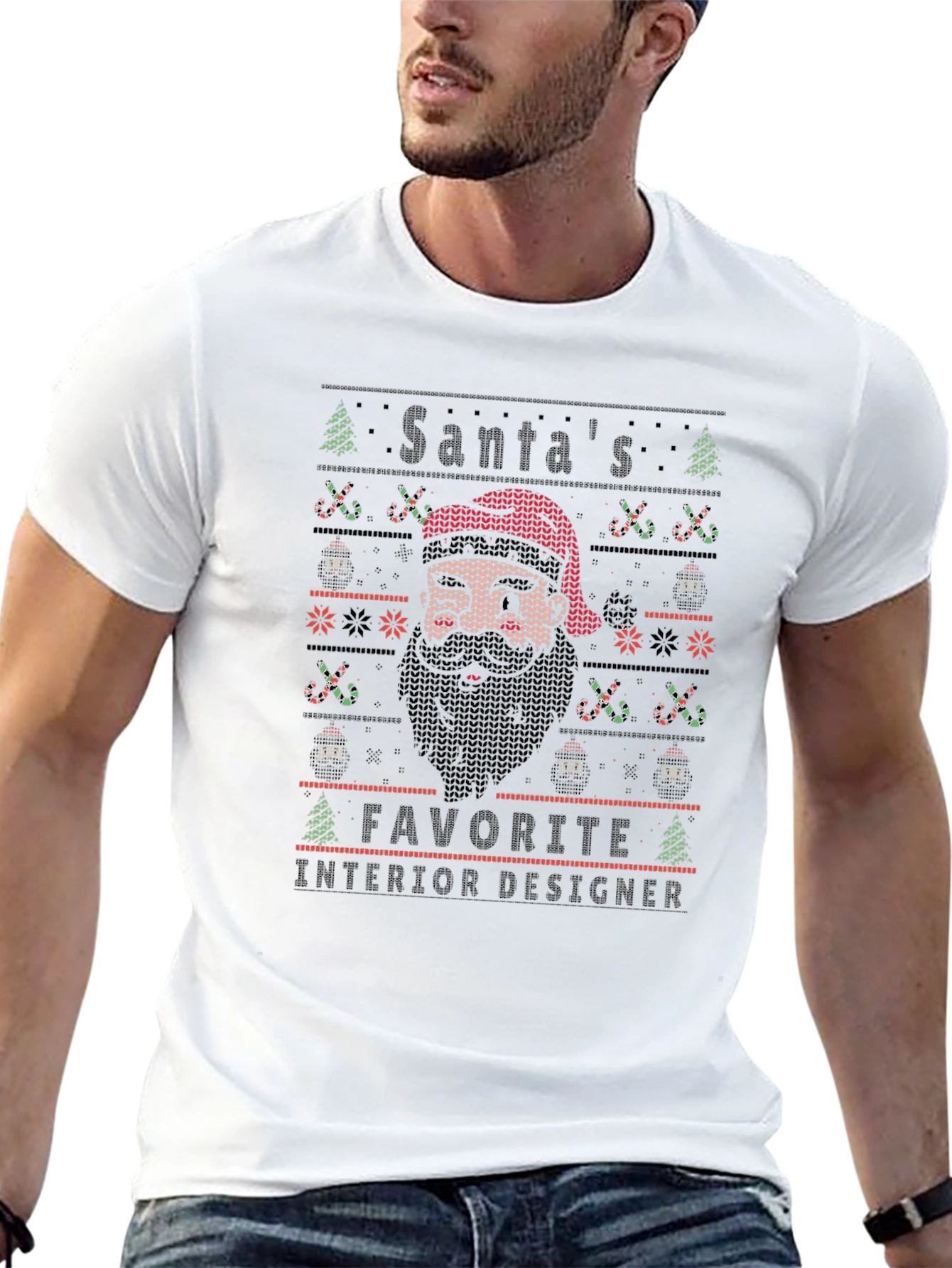 Santas Favorite Interior Designer Christmas T-Shirt
