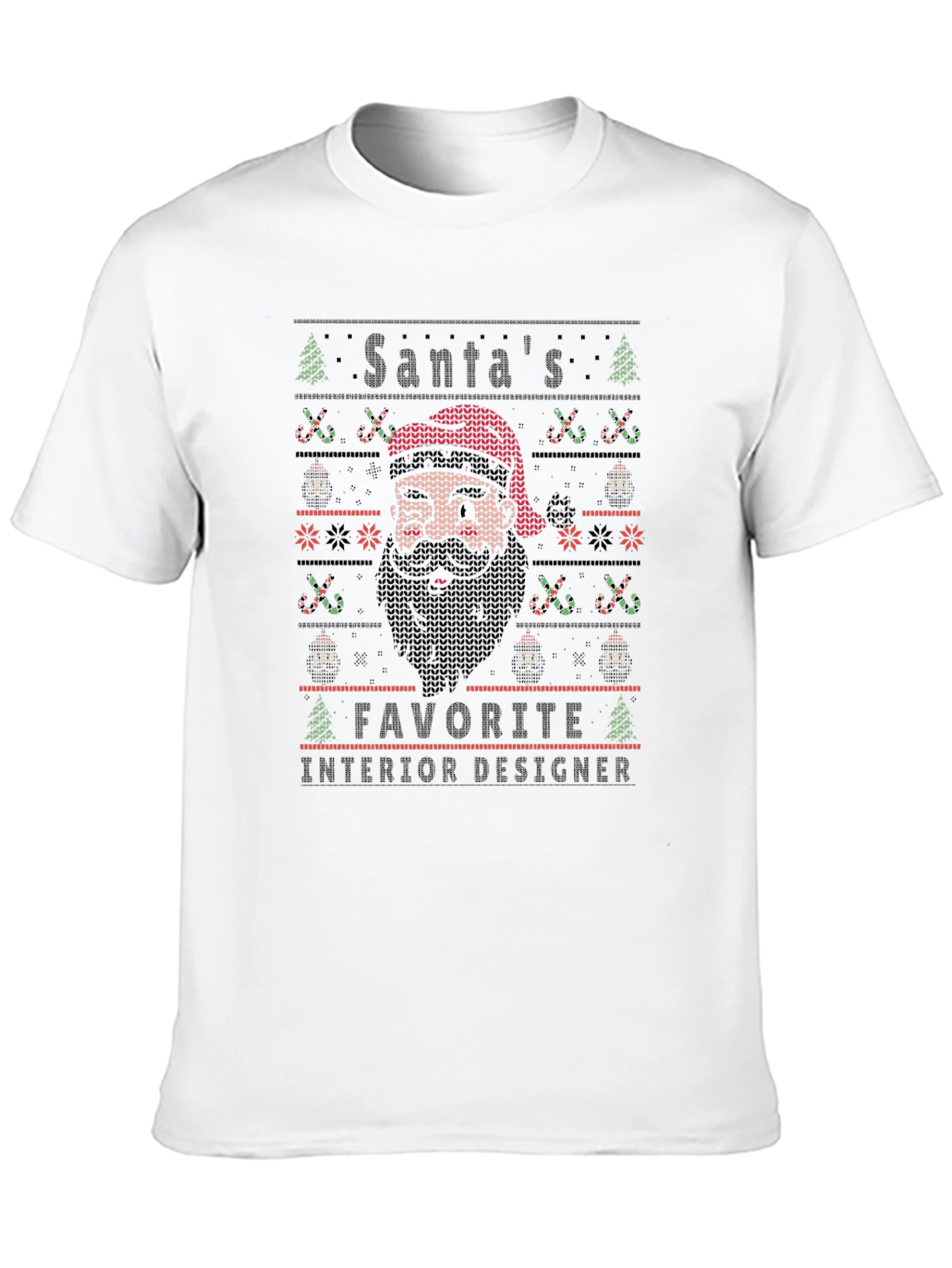 Santas Favorite Interior Designer Christmas T-Shirt