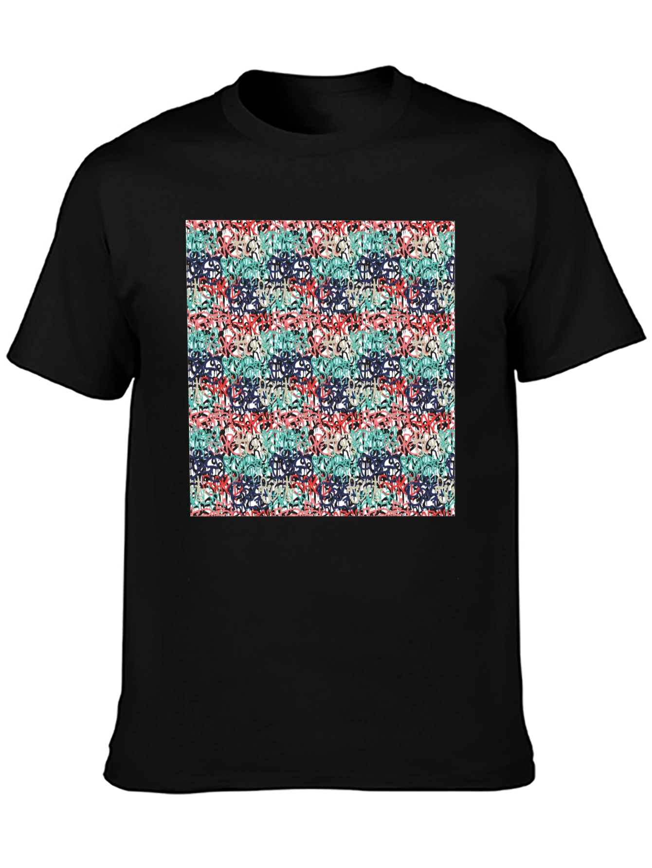 Abstract Art Mens T-Shirt - Vivid Graphic Tee