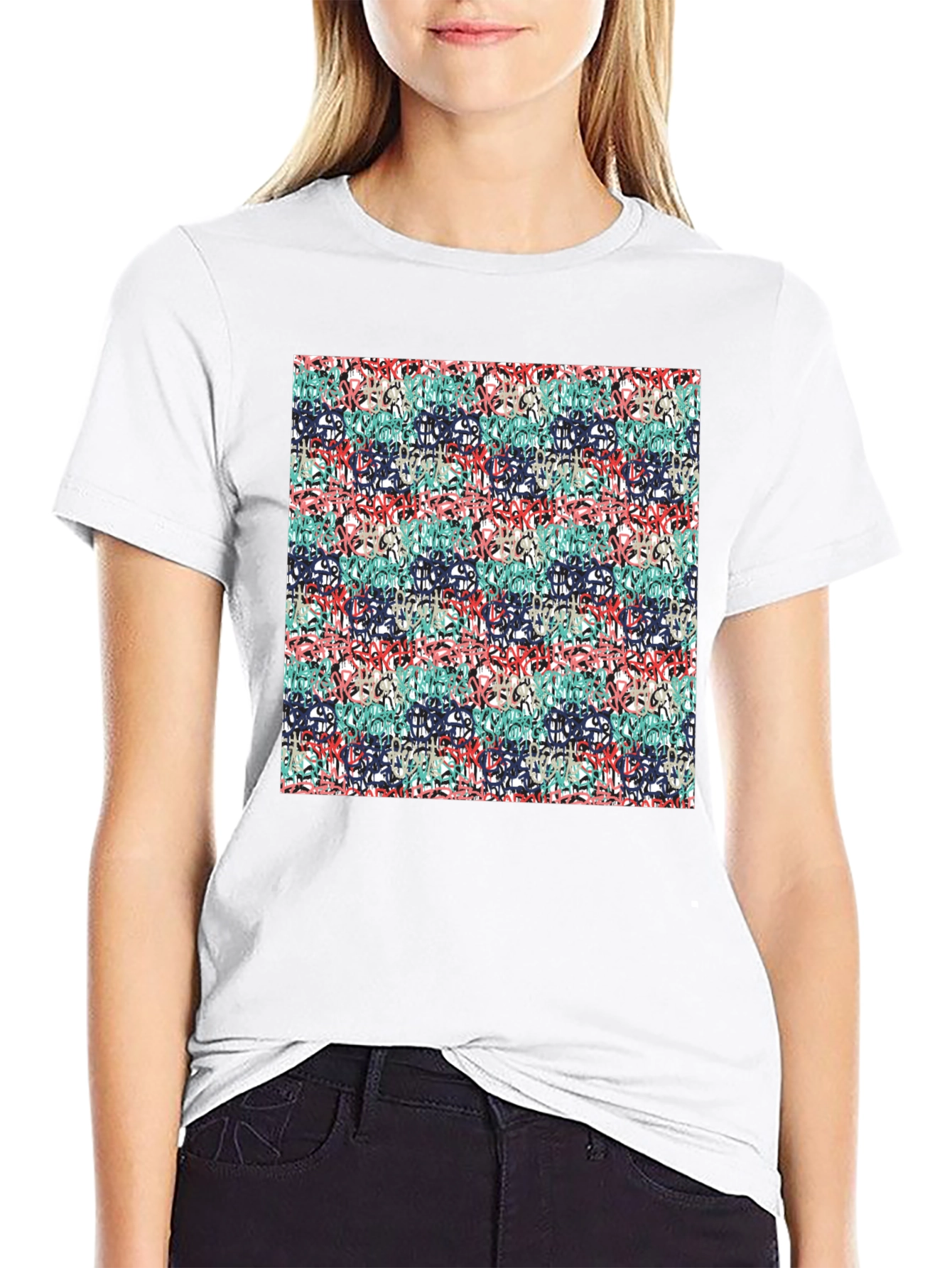 Abstract Art Mens T-Shirt - Vivid Graphic Tee