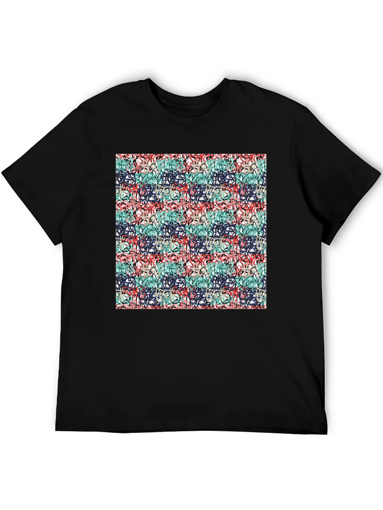 Abstract Art Mens T-Shirt - Vivid Graphic Tee