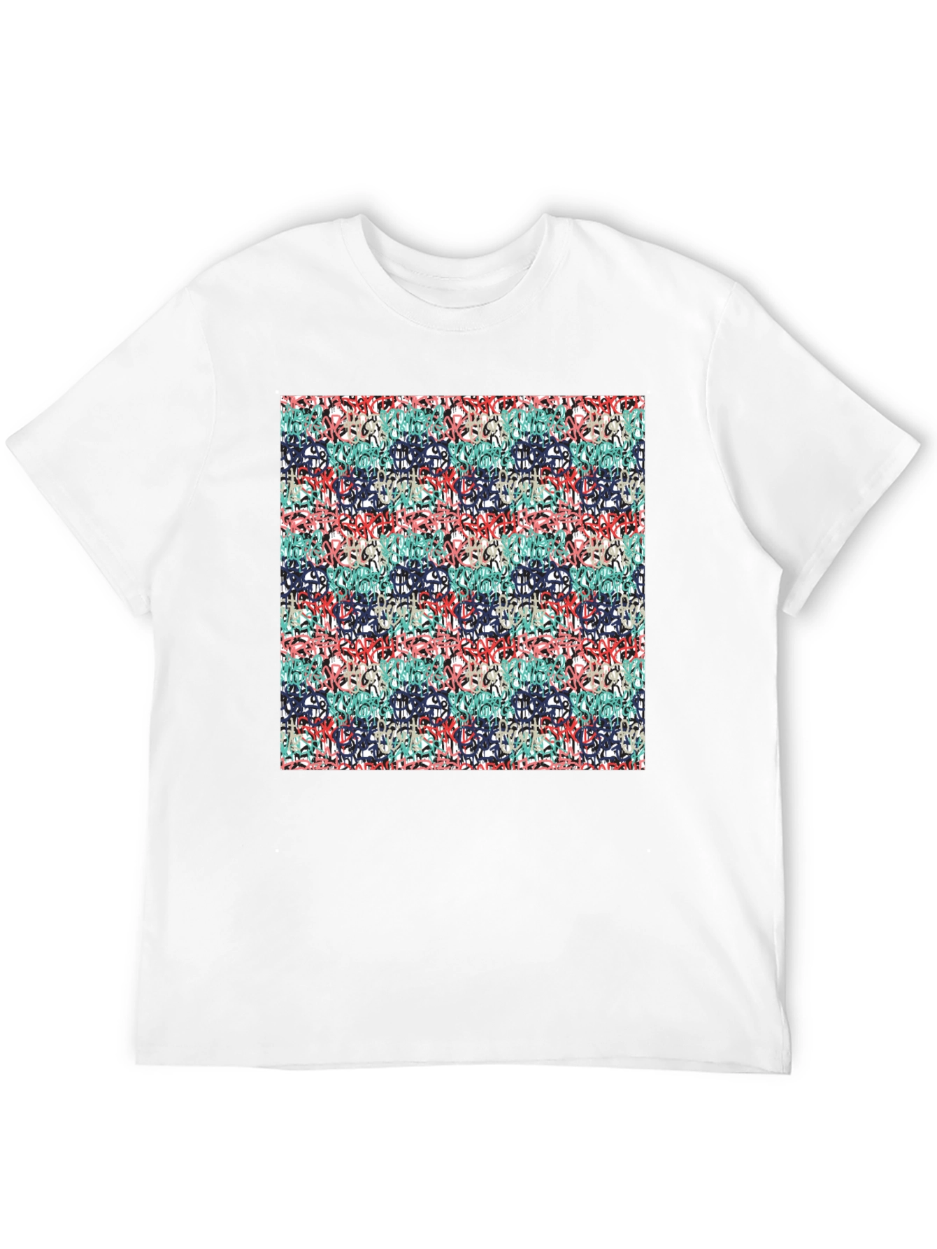 Abstract Art Mens T-Shirt - Vivid Graphic Tee