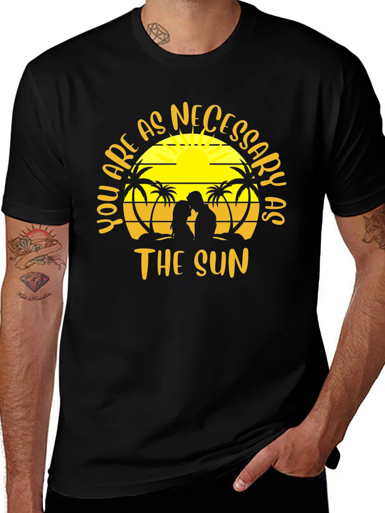Romantic Sunset Graphic Tee - You Are As Necessary