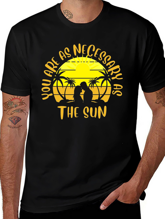 Romantic Sunset Graphic Tee - You Are As Necessary