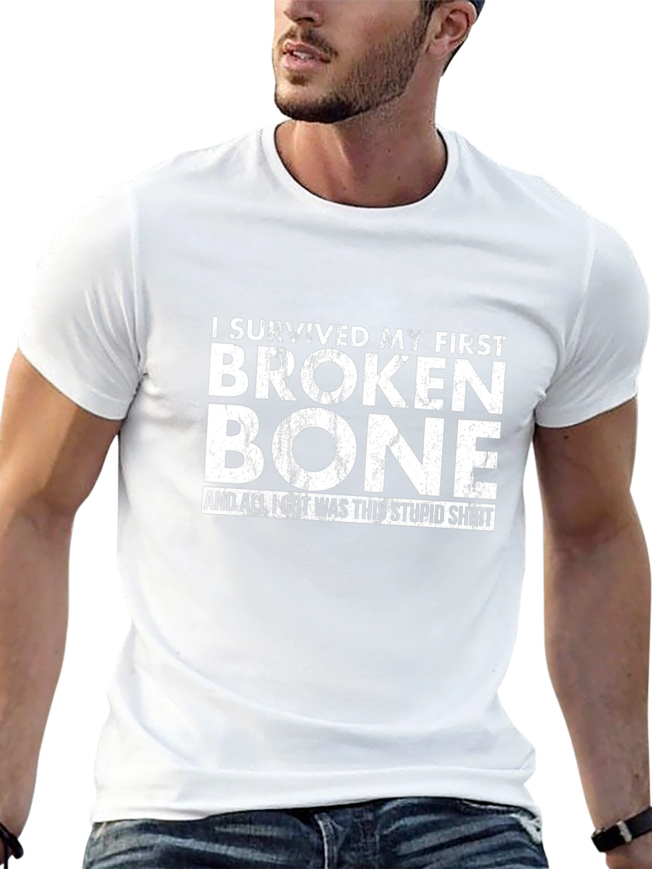 Broken Bone Survivor Graphic T-Shirt