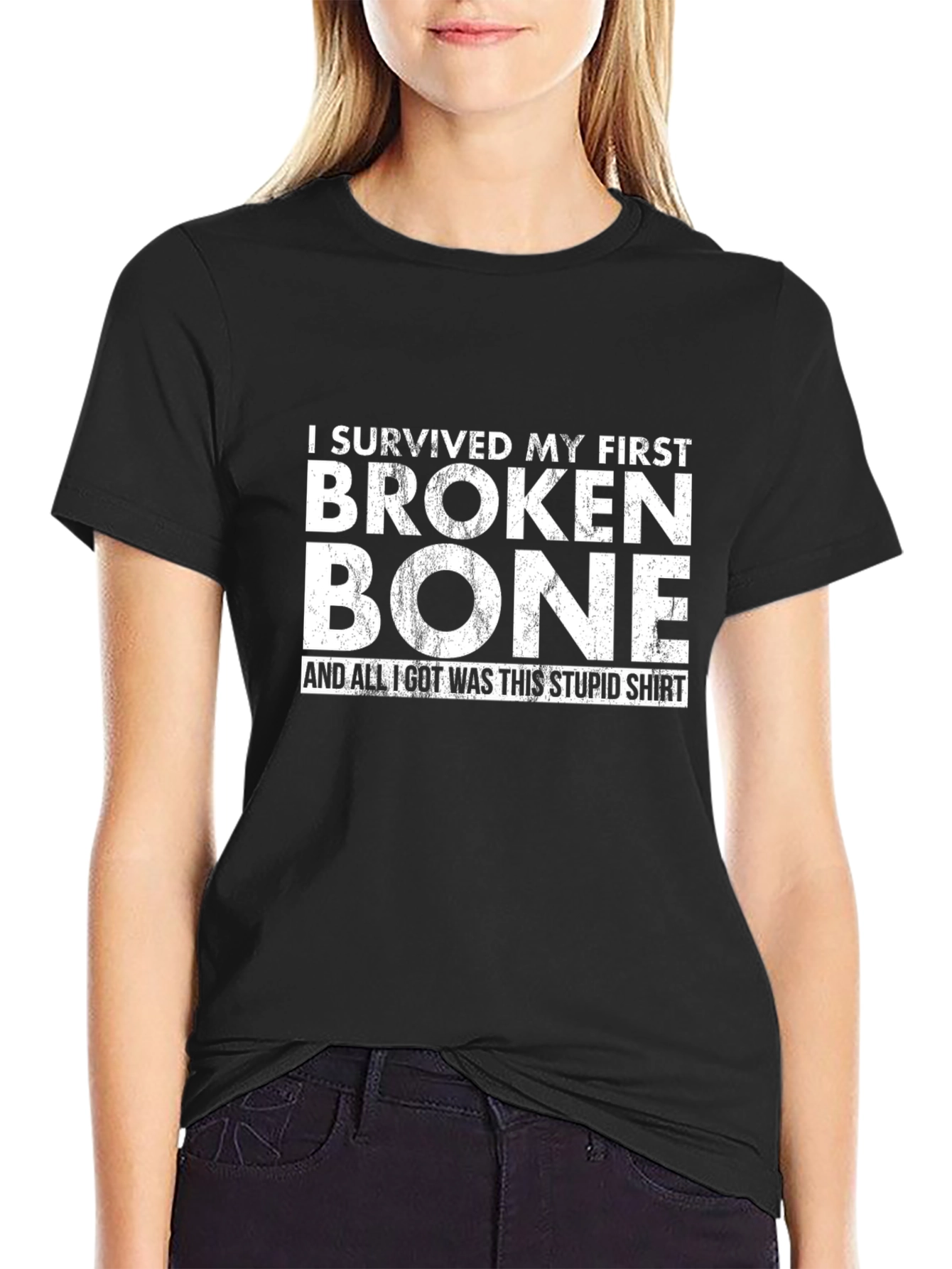 Broken Bone Survivor Graphic T-Shirt