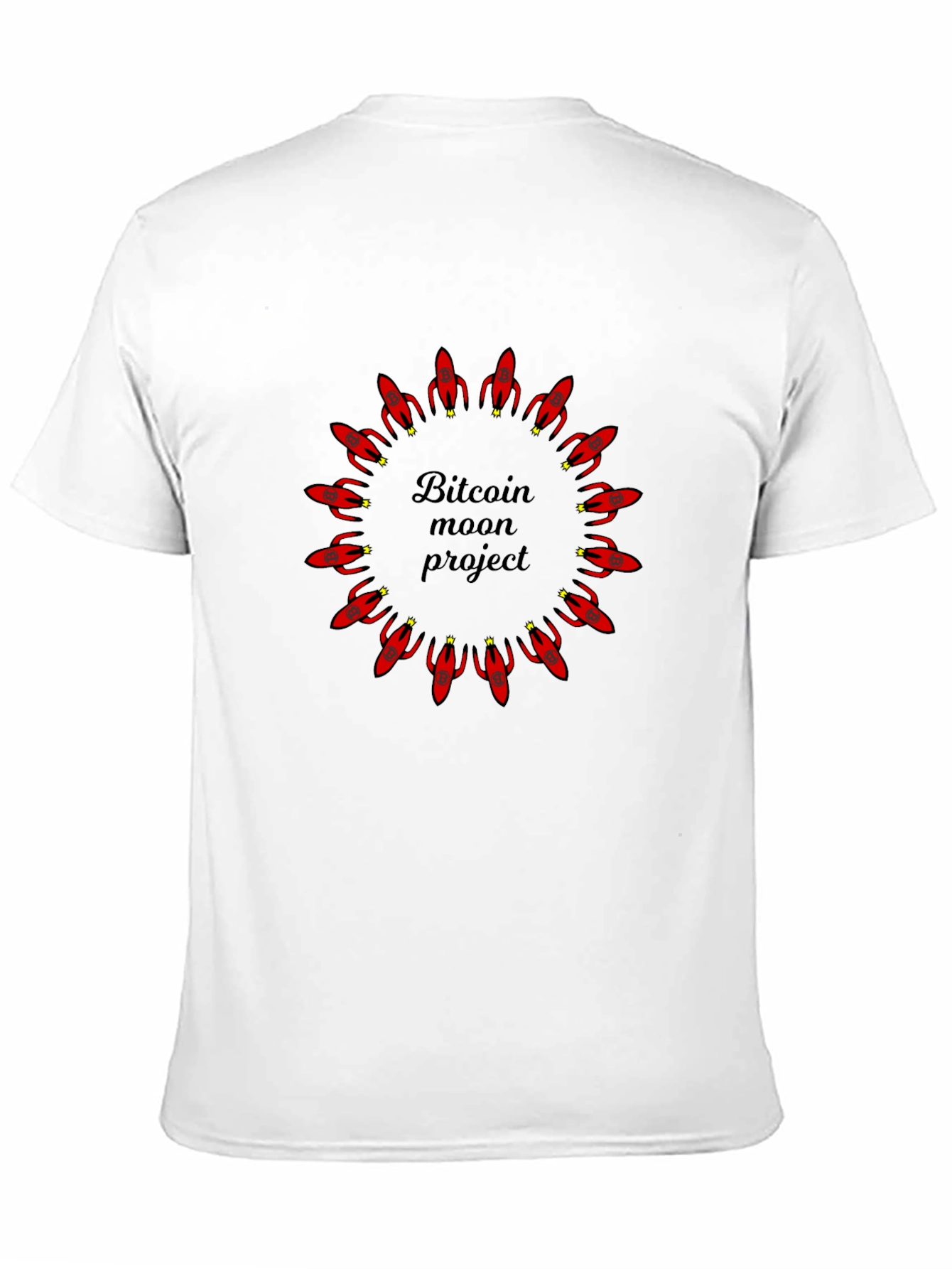 Bitcoin Moon Project Graphic T-Shirt