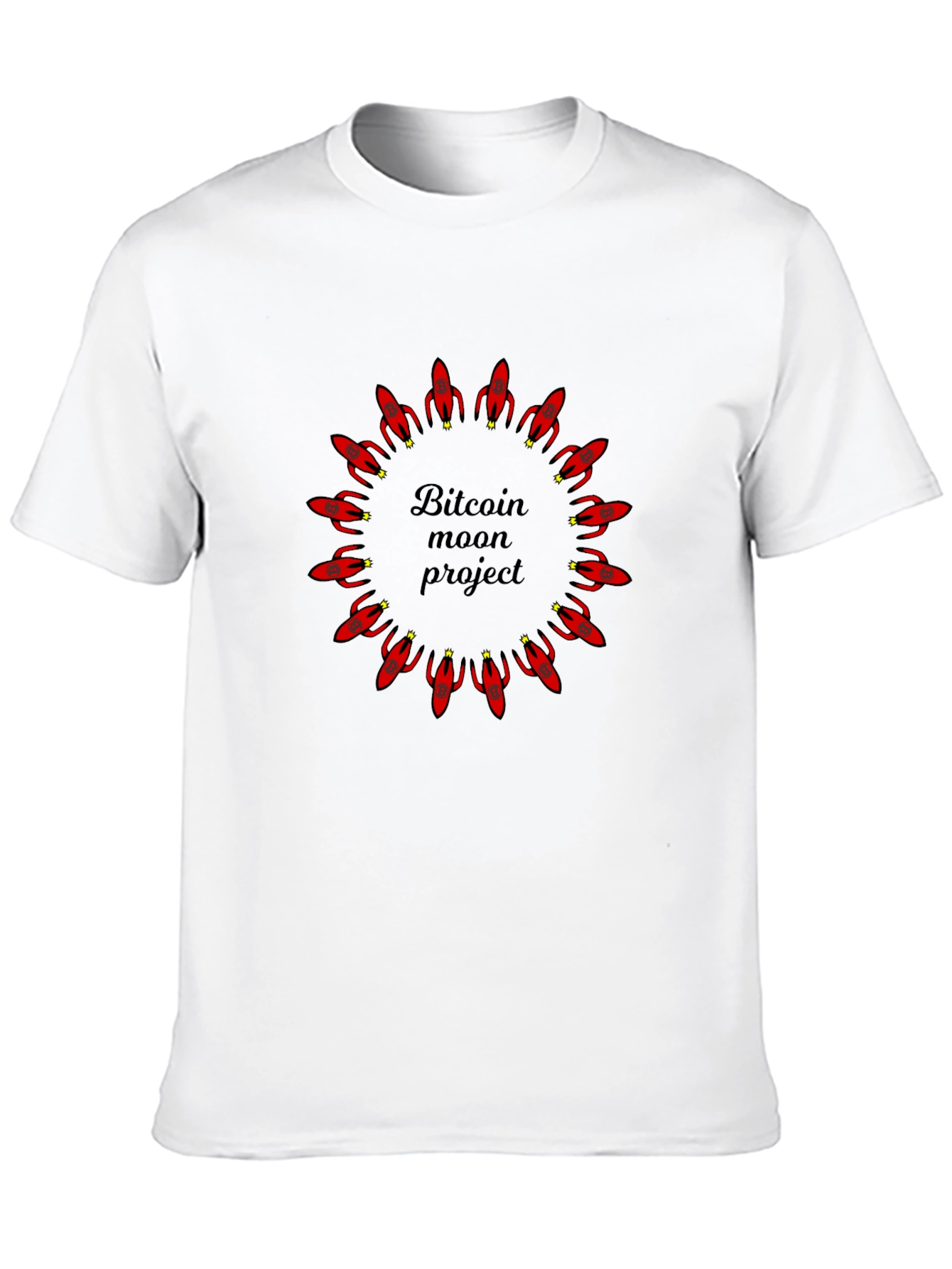 Bitcoin Moon Project Graphic T-Shirt