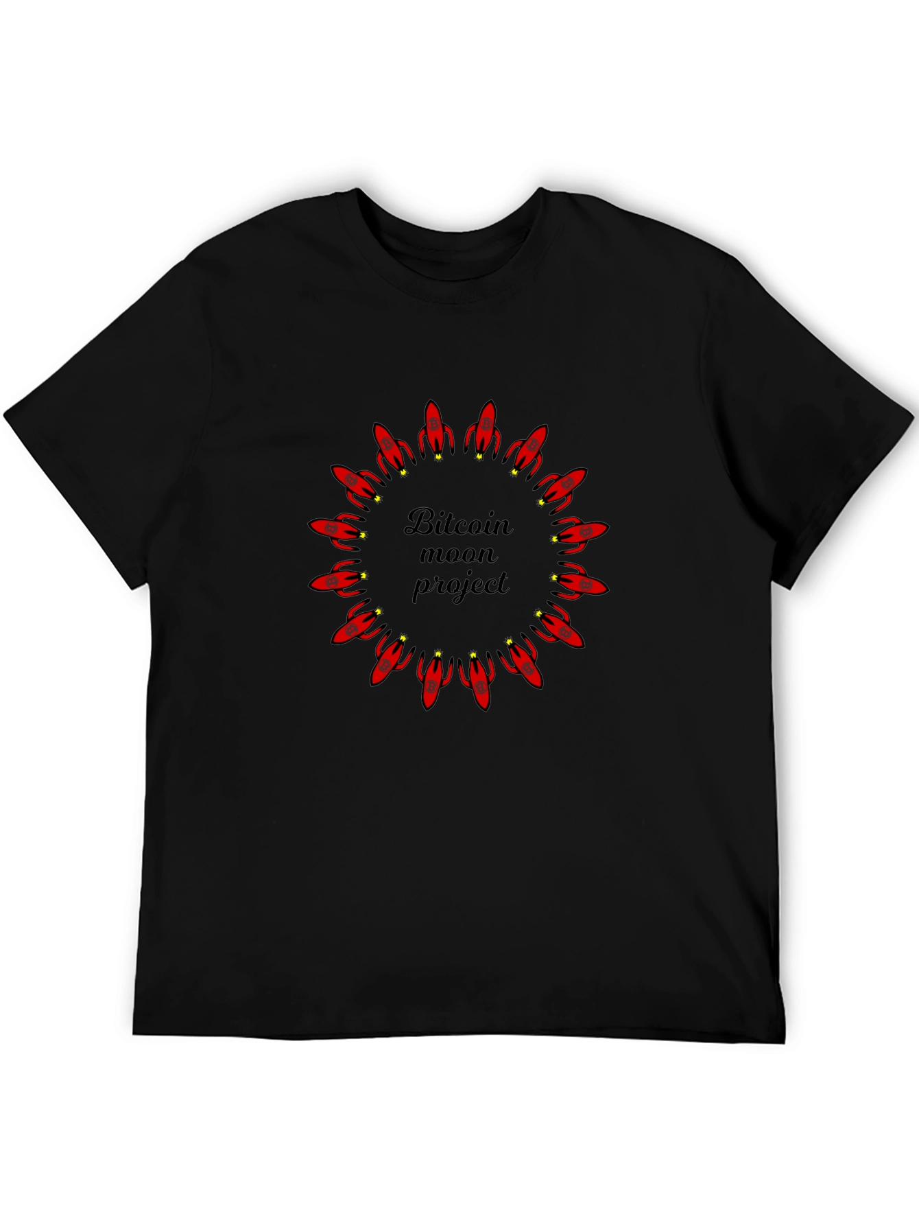 Bitcoin Moon Project Graphic T-Shirt