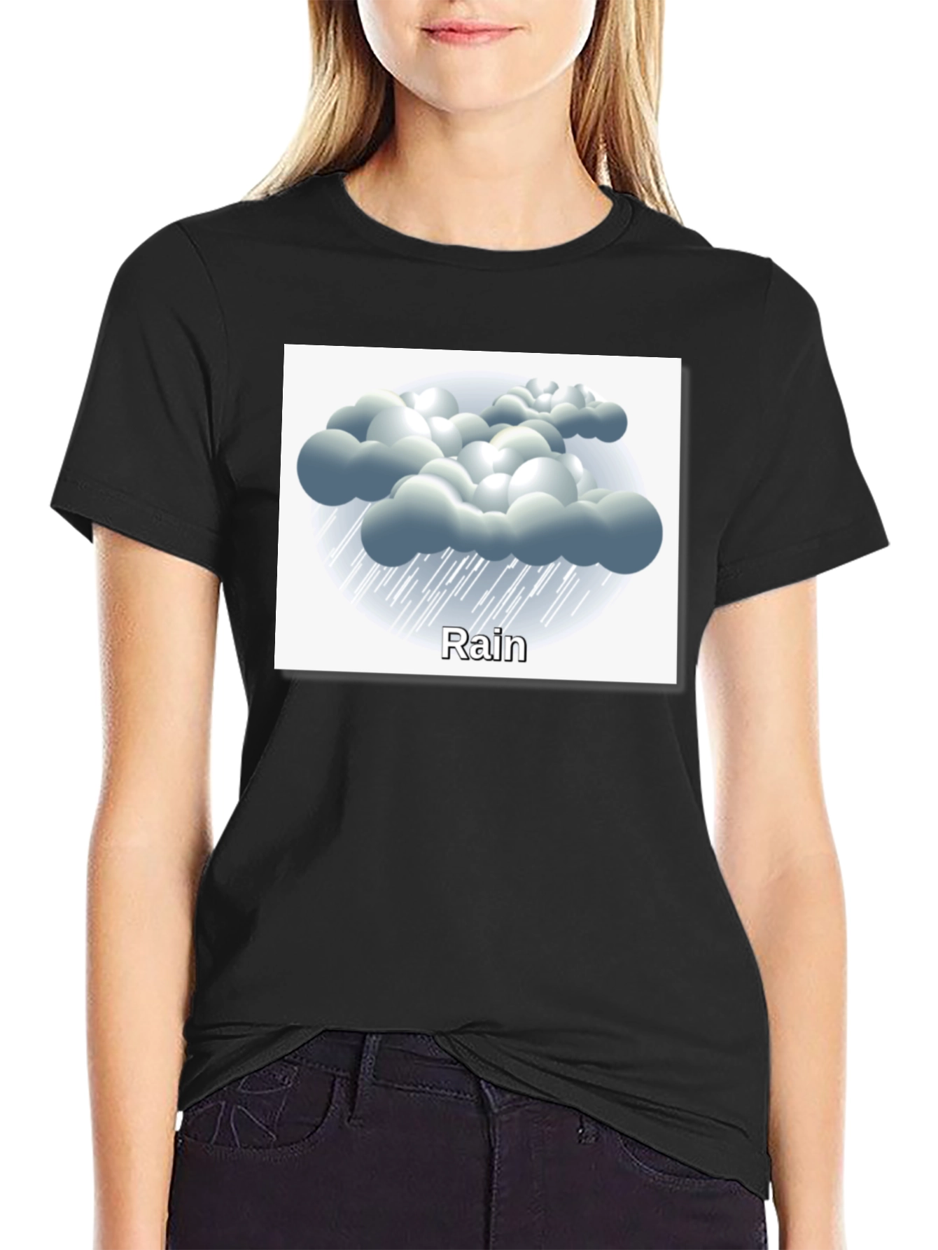 Rainy Day T-Shirt - Weather Graphic Tee