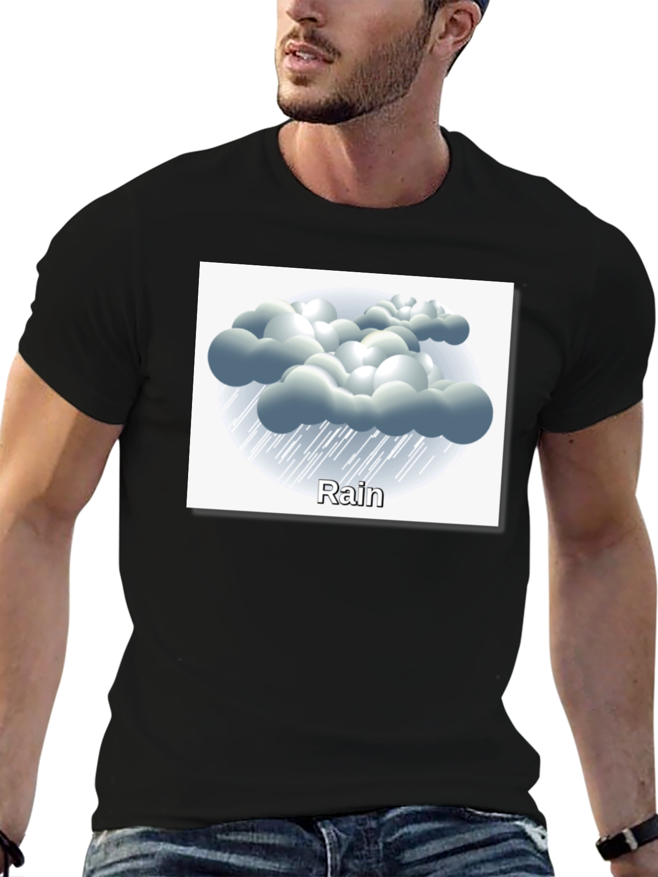 Rainy Day T-Shirt - Weather Graphic Tee