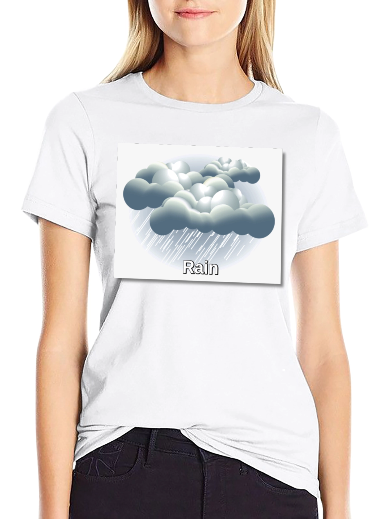 Rainy Day T-Shirt - Weather Graphic Tee